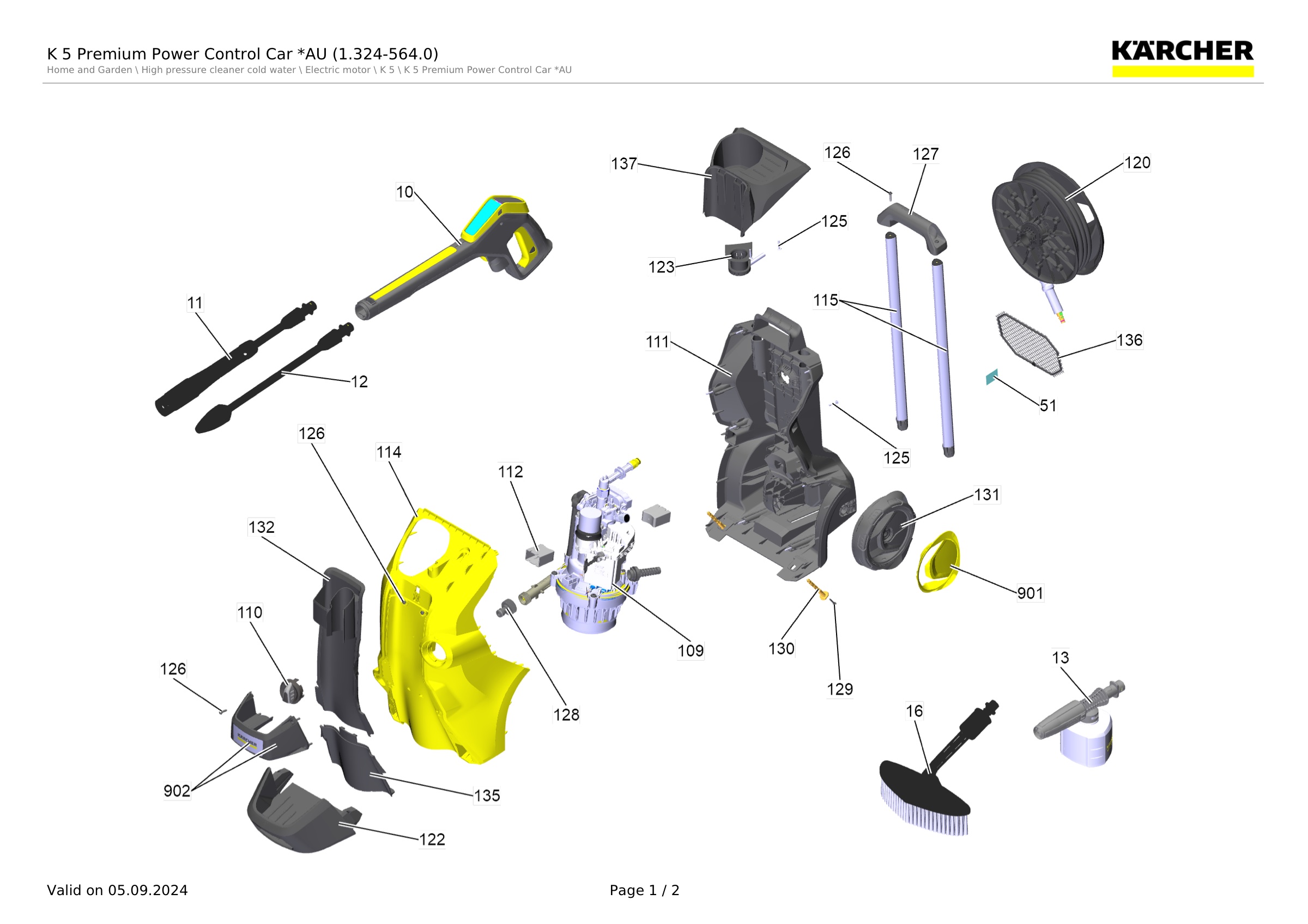 K 5 Premium Power Control Car *AU (1.324-564.0)