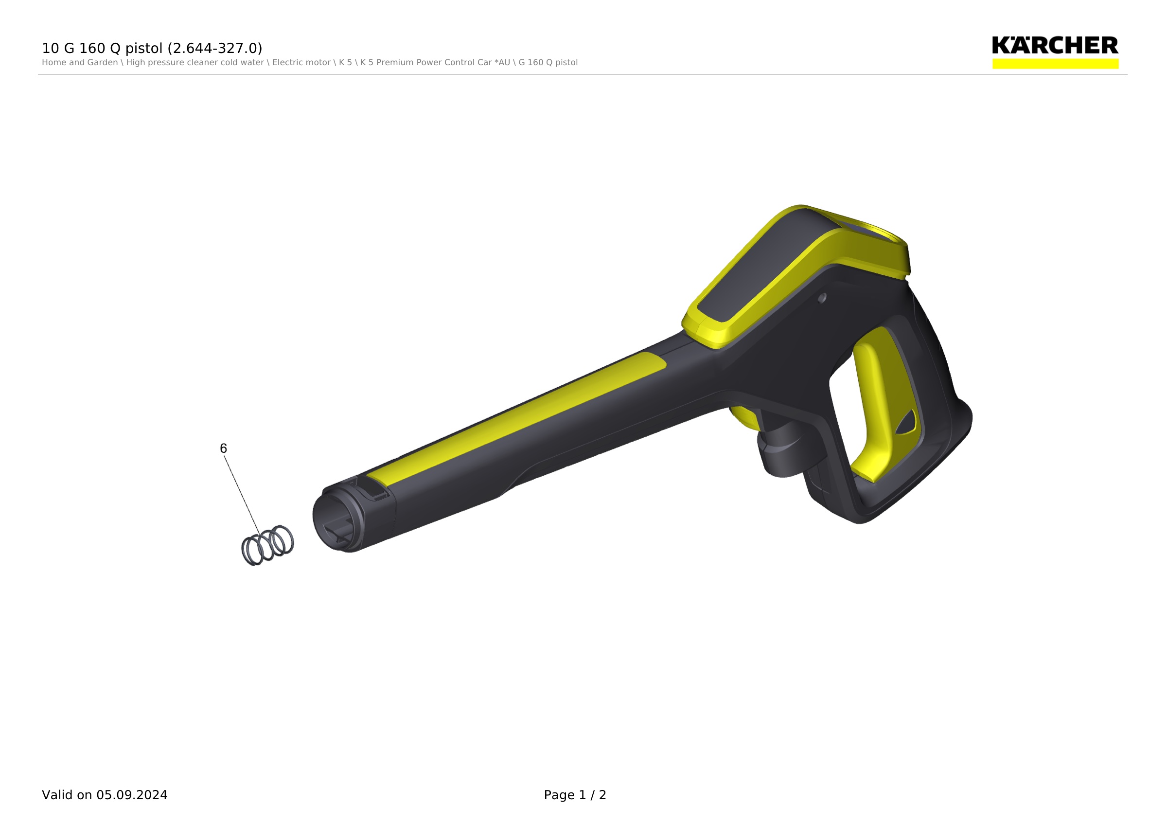 10 G 160 Q pistol (2.644-327.0)