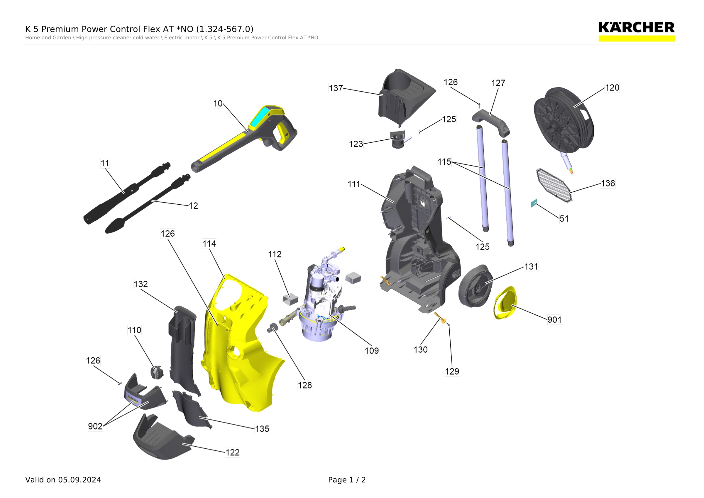K 5 Premium Power Control Flex AT *NO (1.324-567.0)