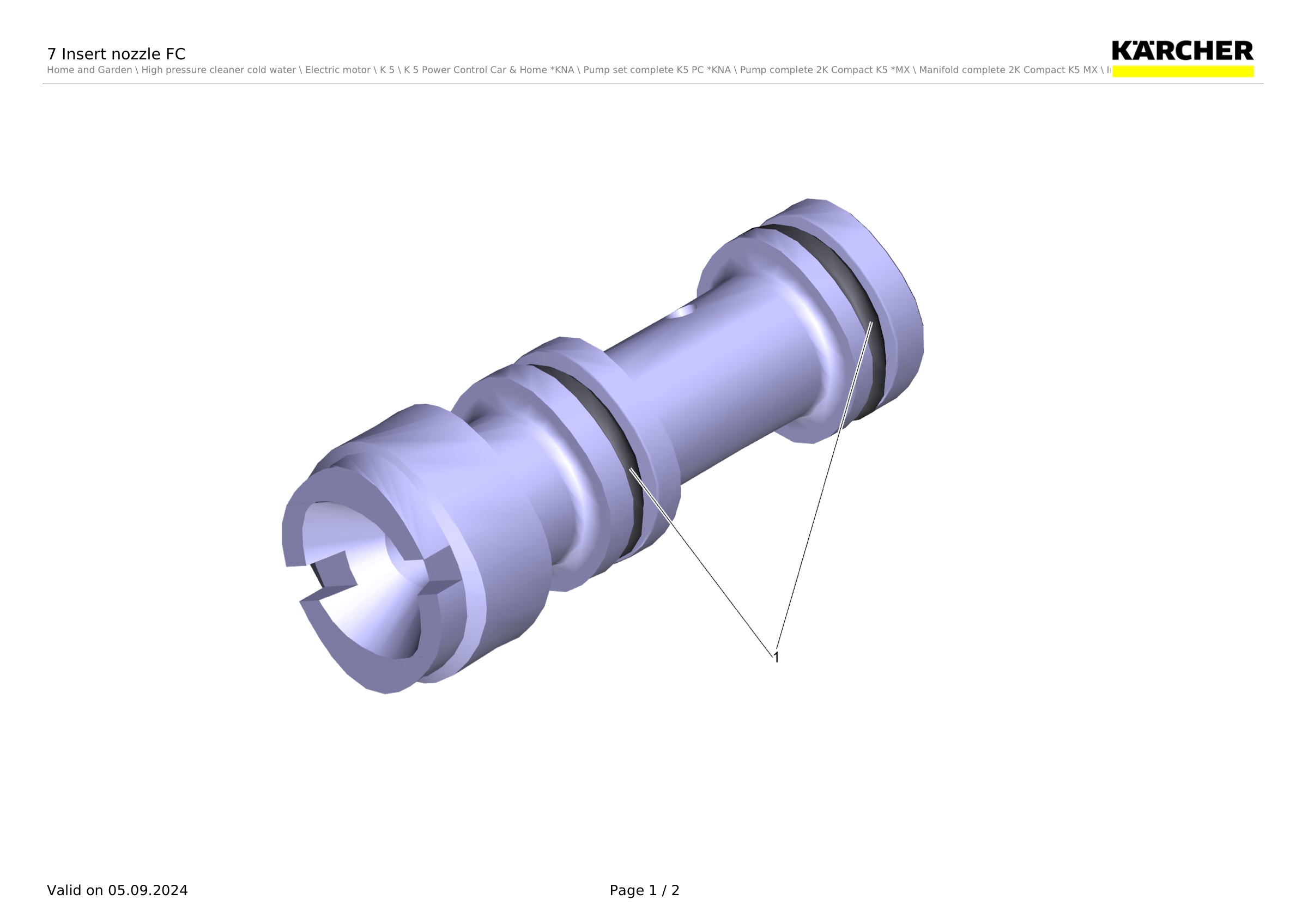 7 Insert nozzle FC