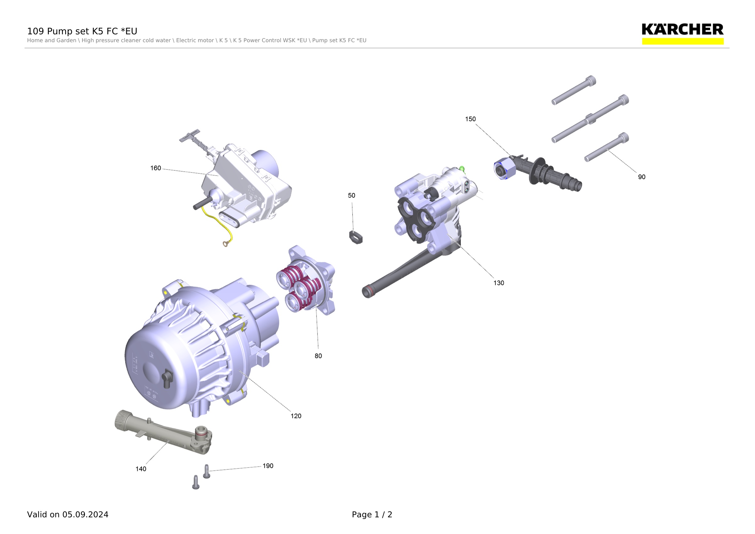 109 Pump set K5 FC *EU