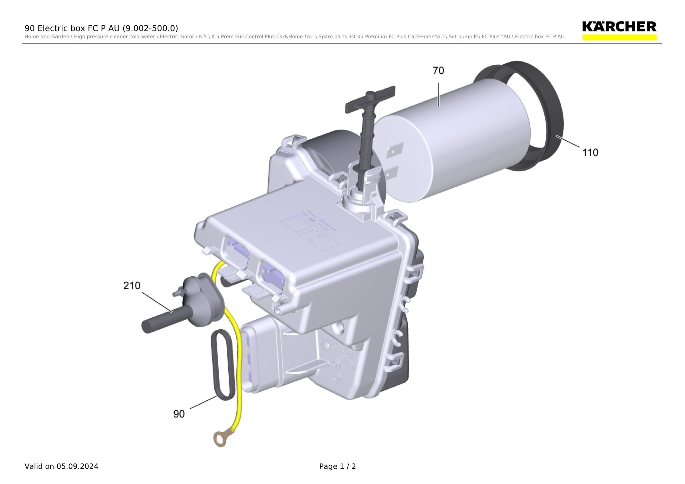 90 Electric box FC P AU (9.002-500.0)