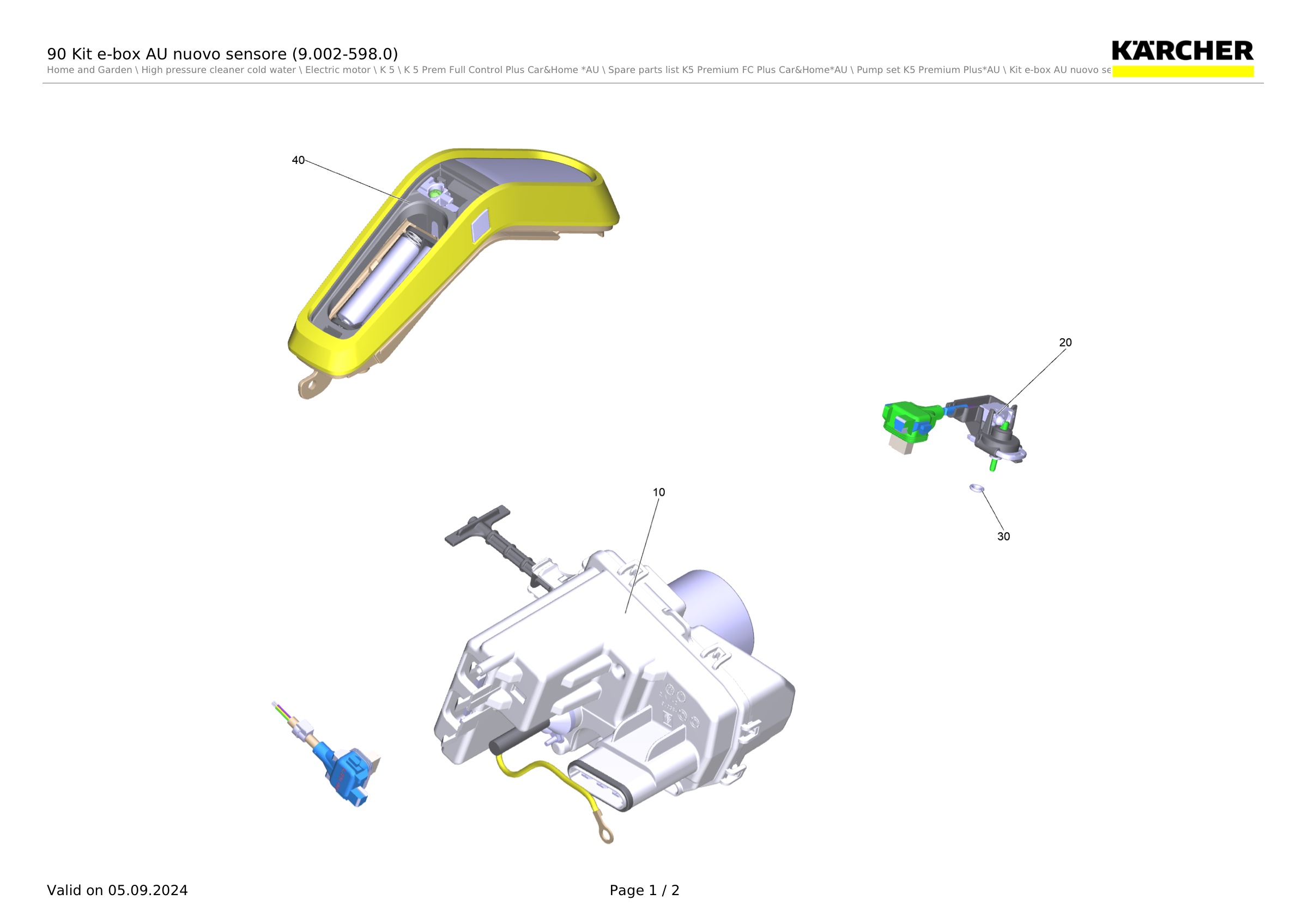 90 Kit e-box AU nuovo sensore (9.002-598.0)