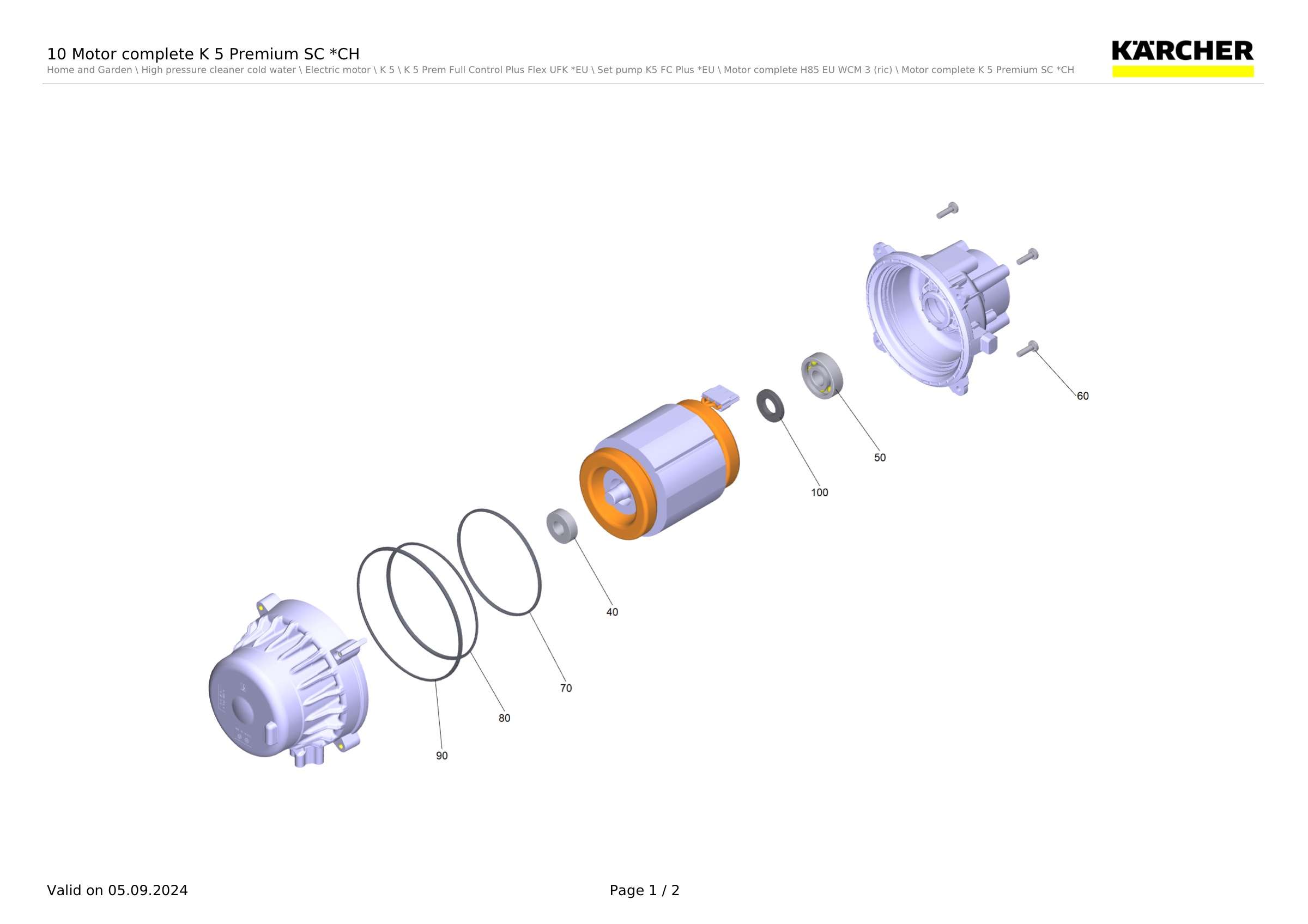 10 Motor complete K 5 Premium SC *CH