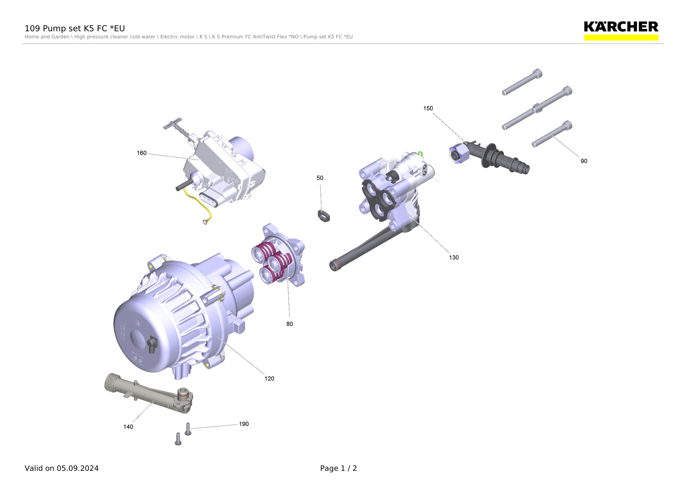 109 Pump set K5 FC *EU