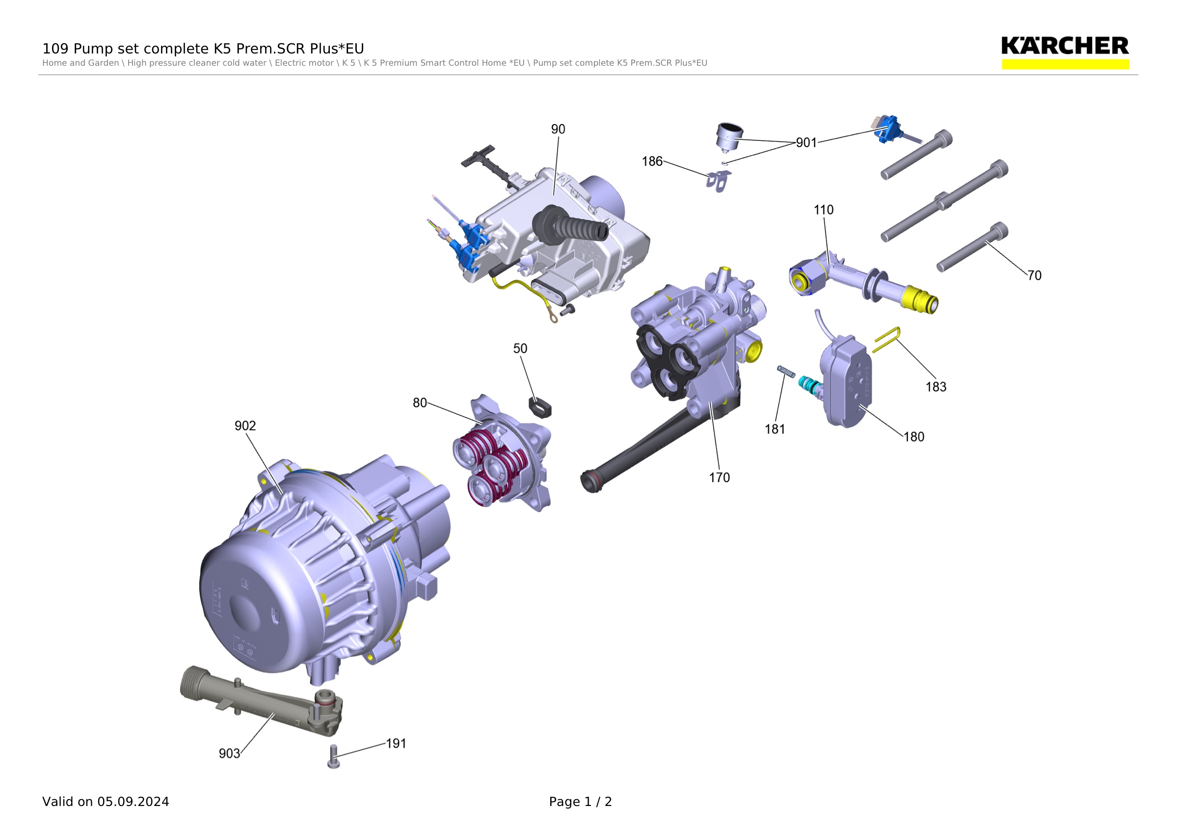 109 Pump set complete K5 Prem.SCR Plus*EU