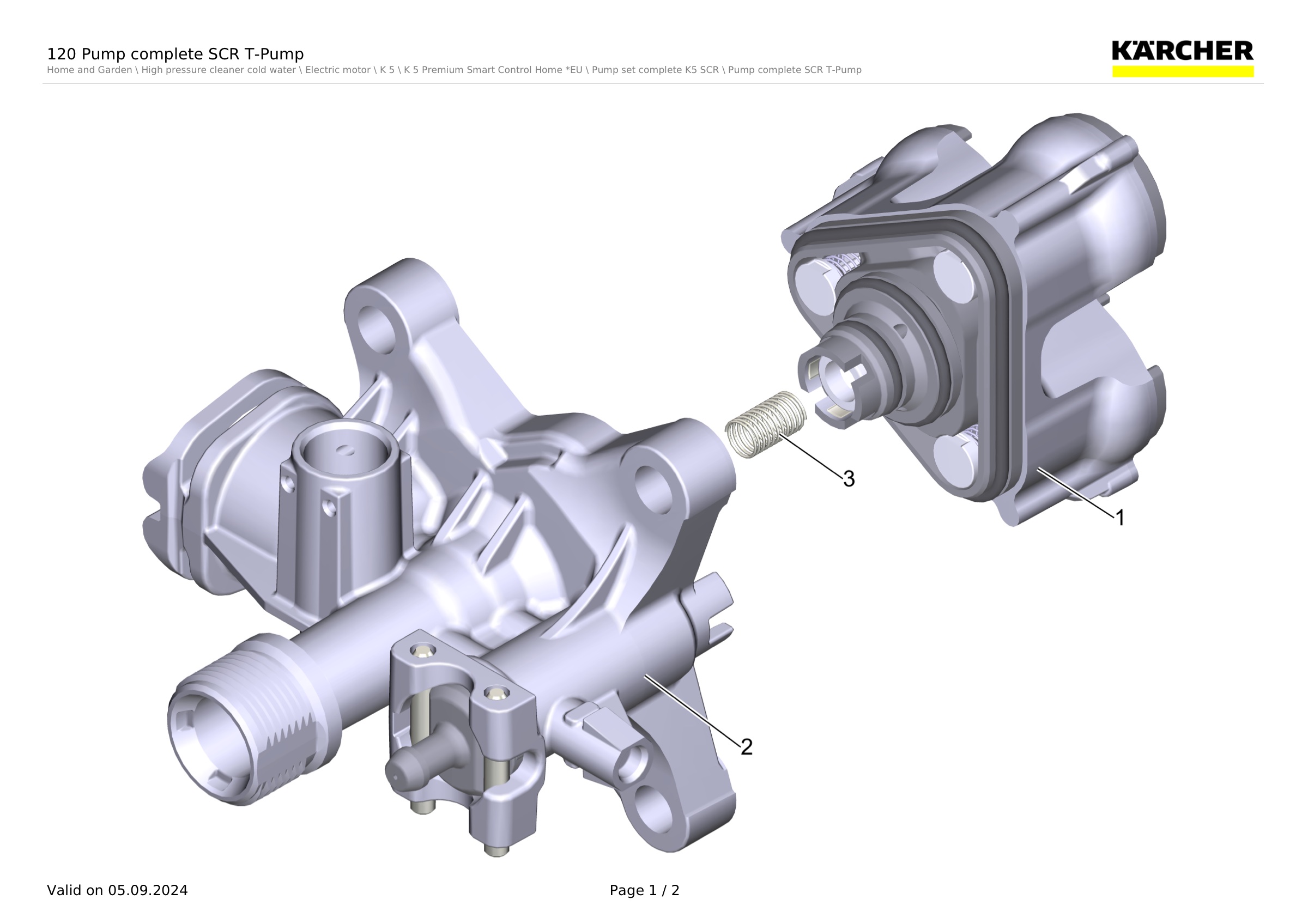 120 Pump complete SCR T-Pump
