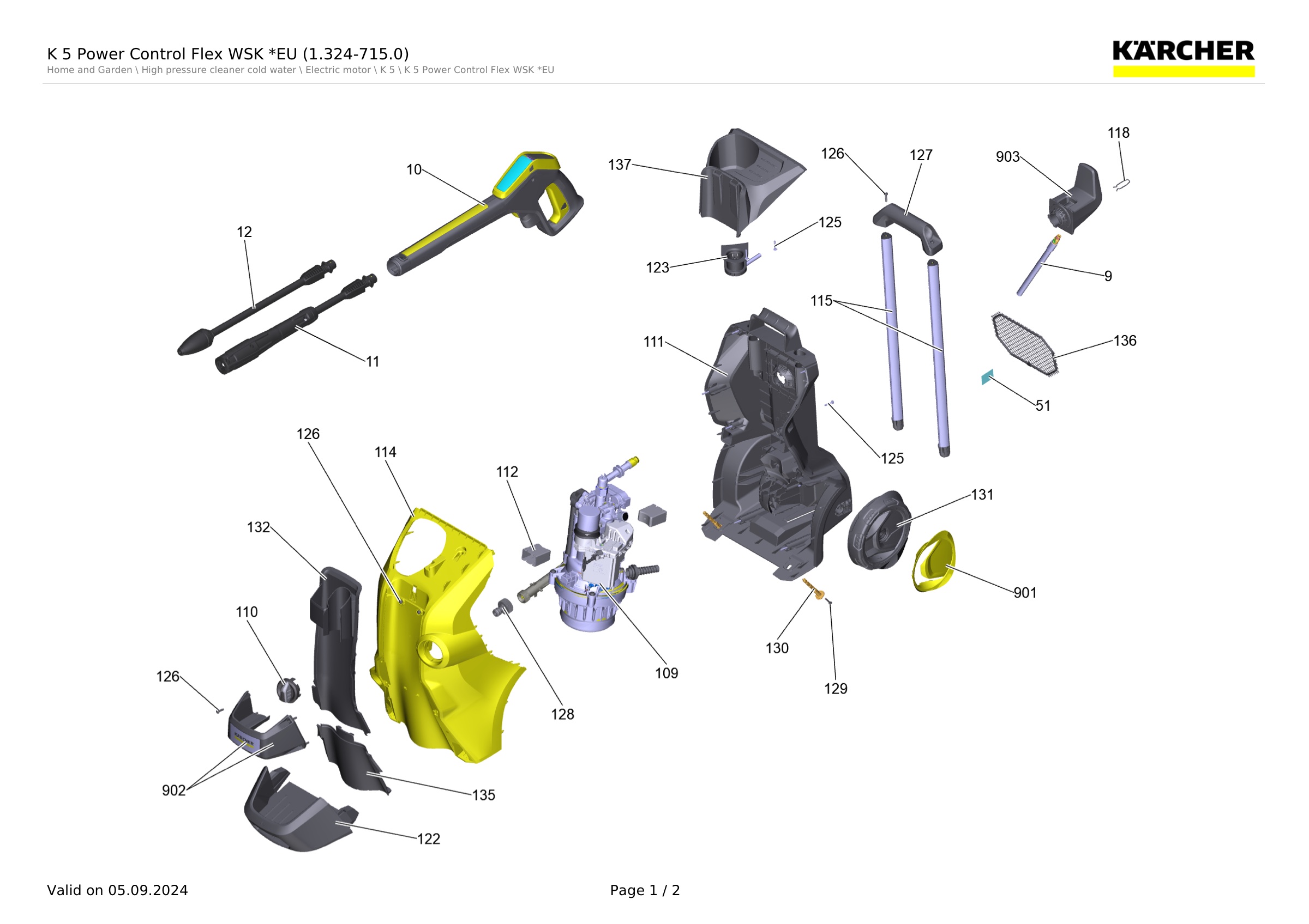 K 5 Power Control Flex WSK *EU (1.324-715.0)