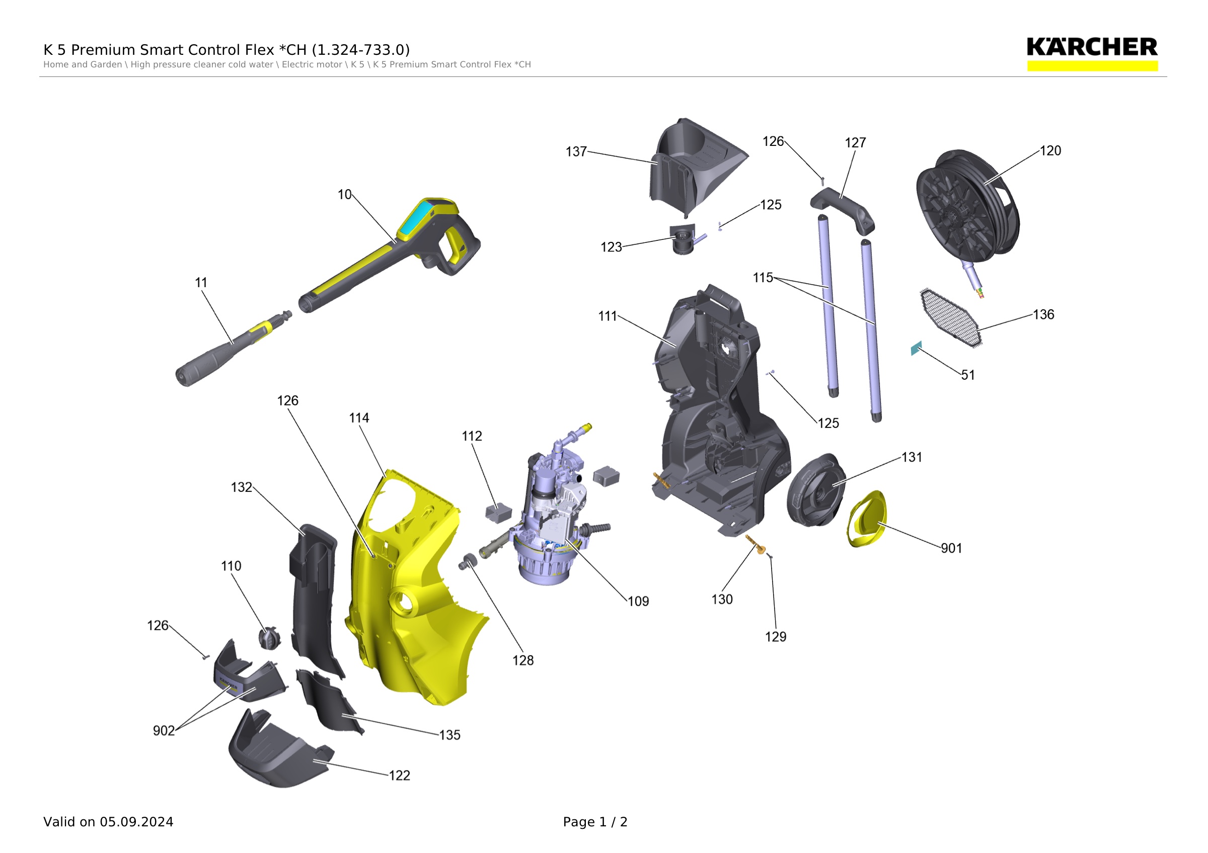 K 5 Premium Smart Control Flex *CH (1.324-733.0)