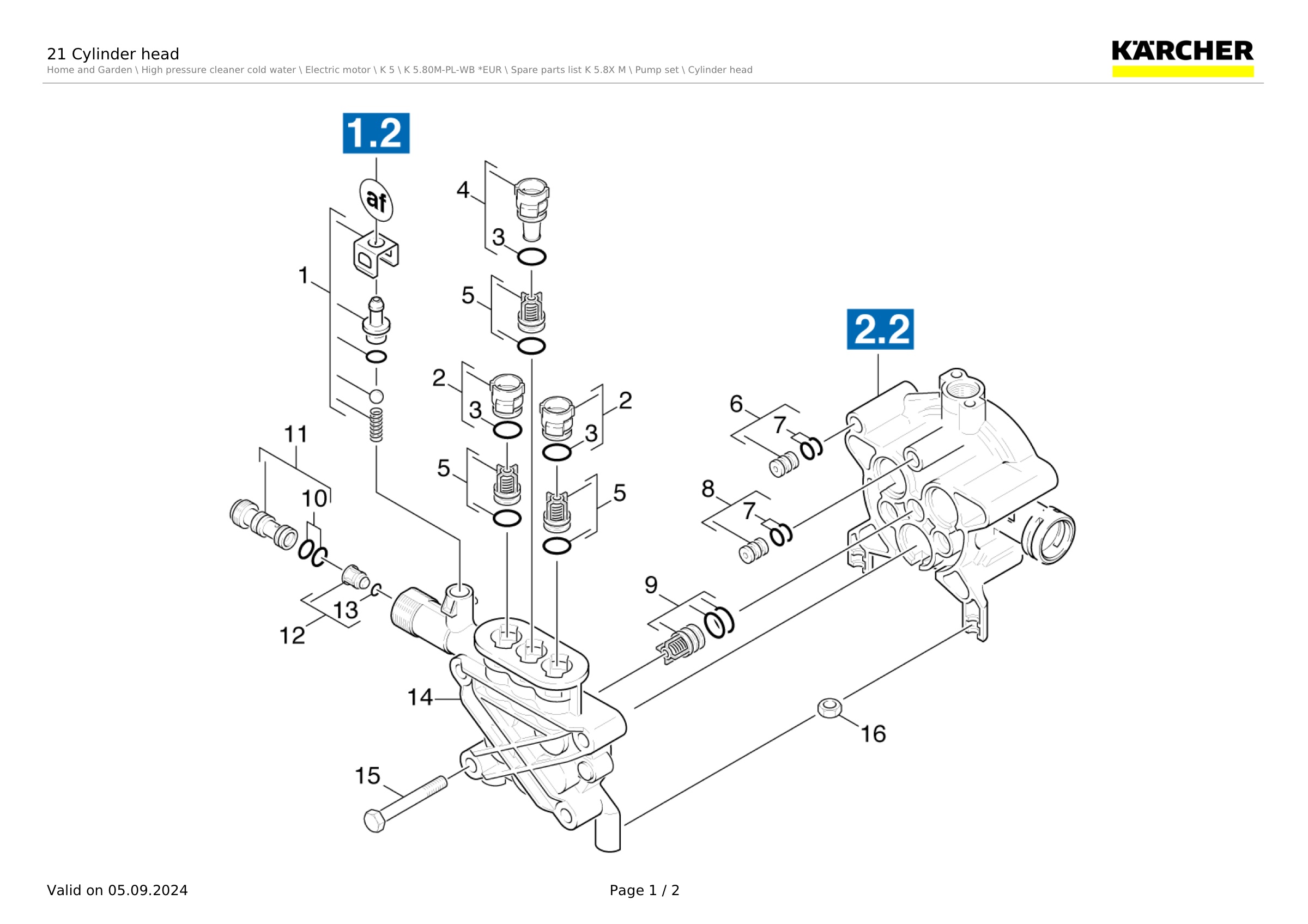 21 Cylinder head