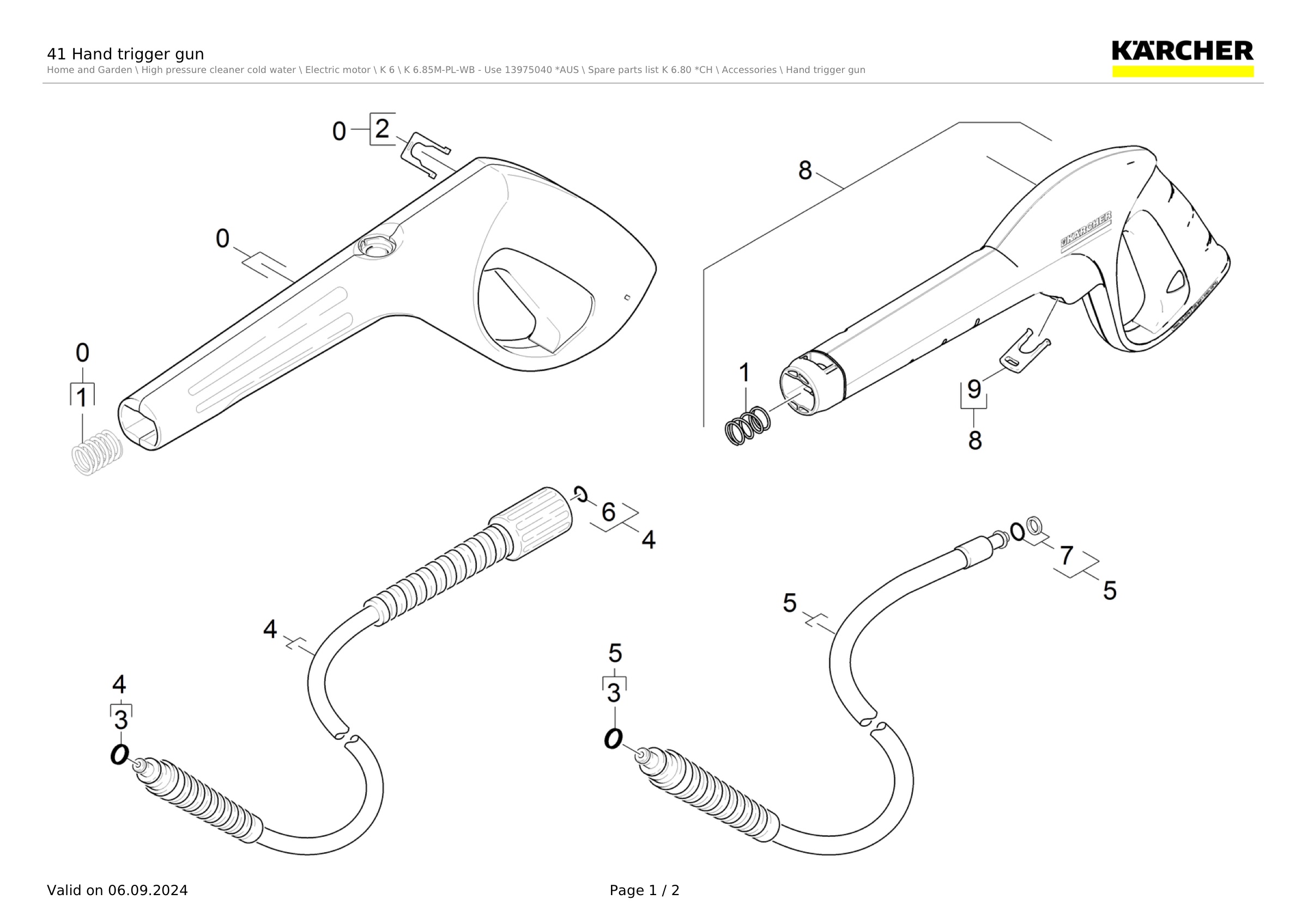 41 Hand trigger gun