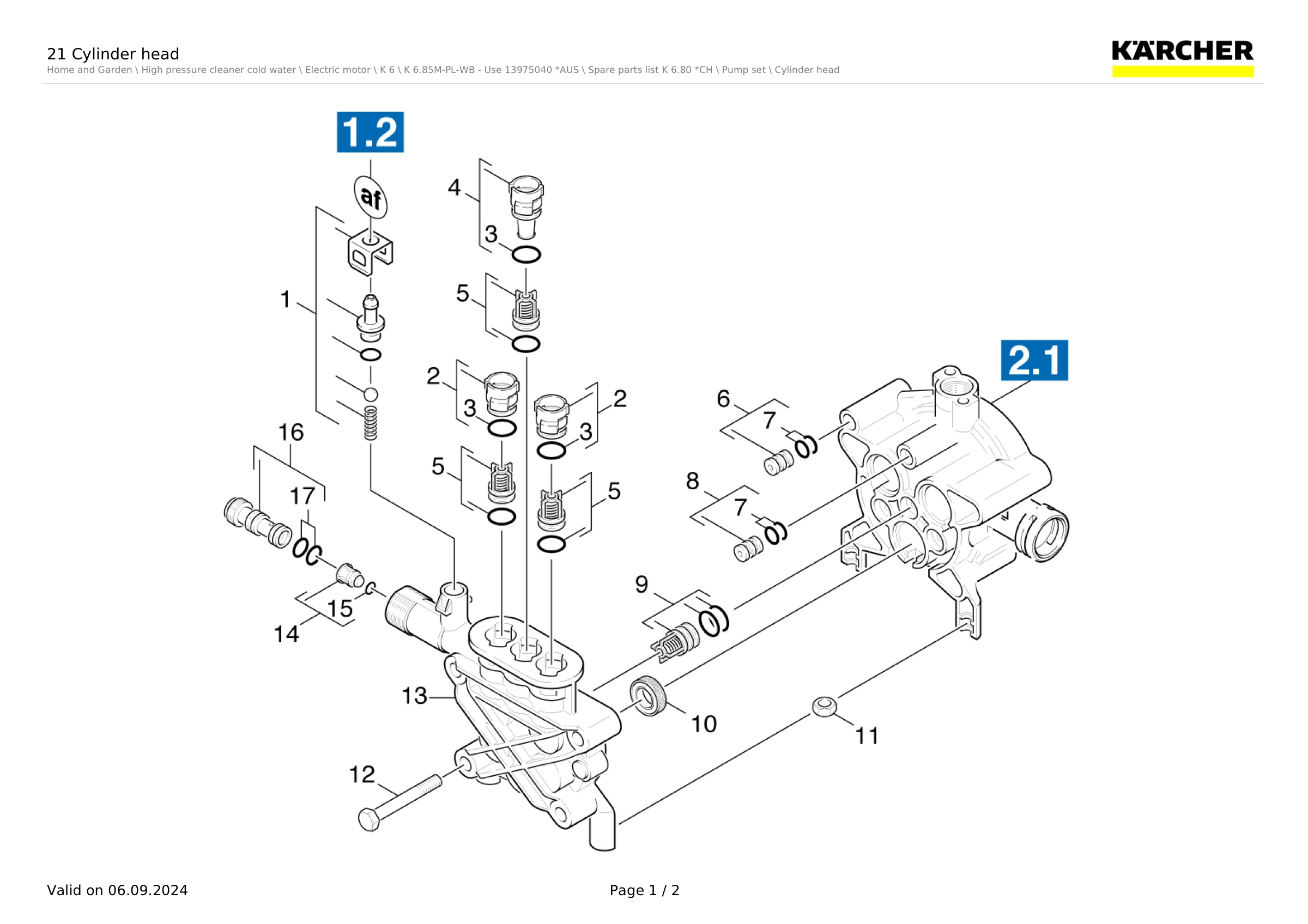 21 Cylinder head