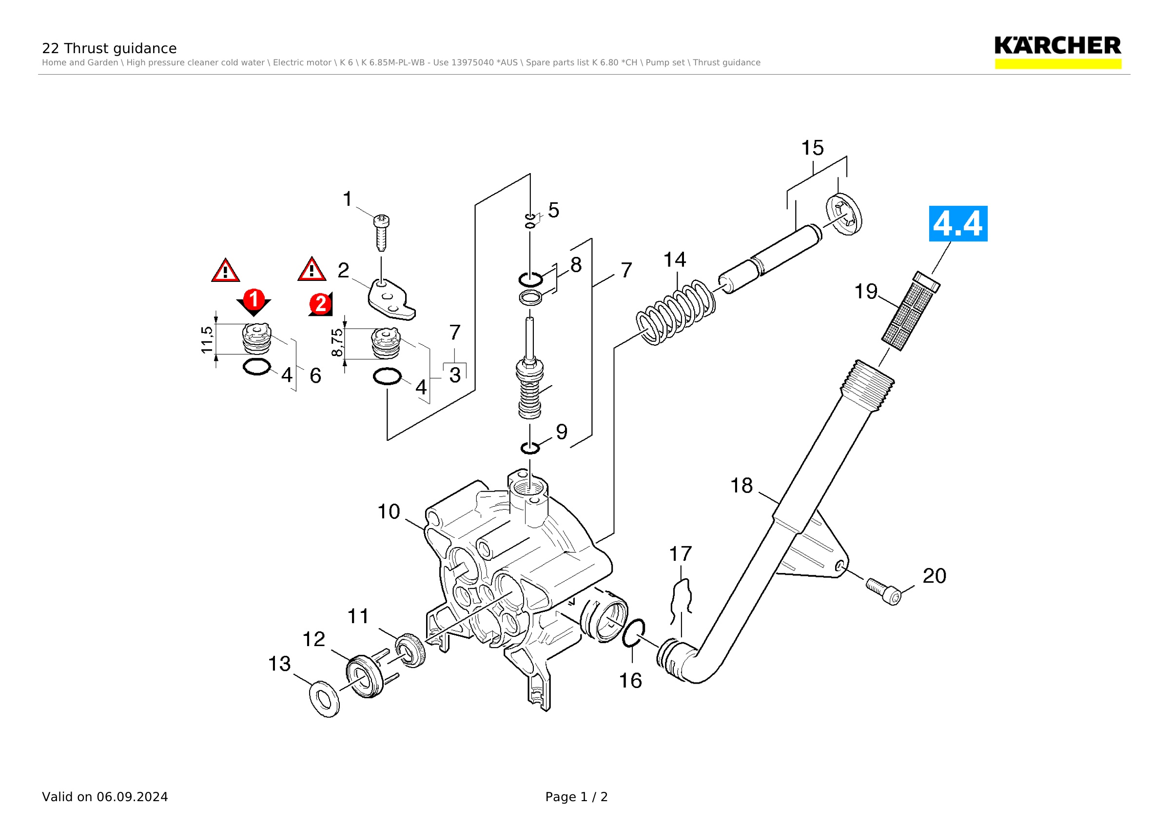 22 Thrust guidance