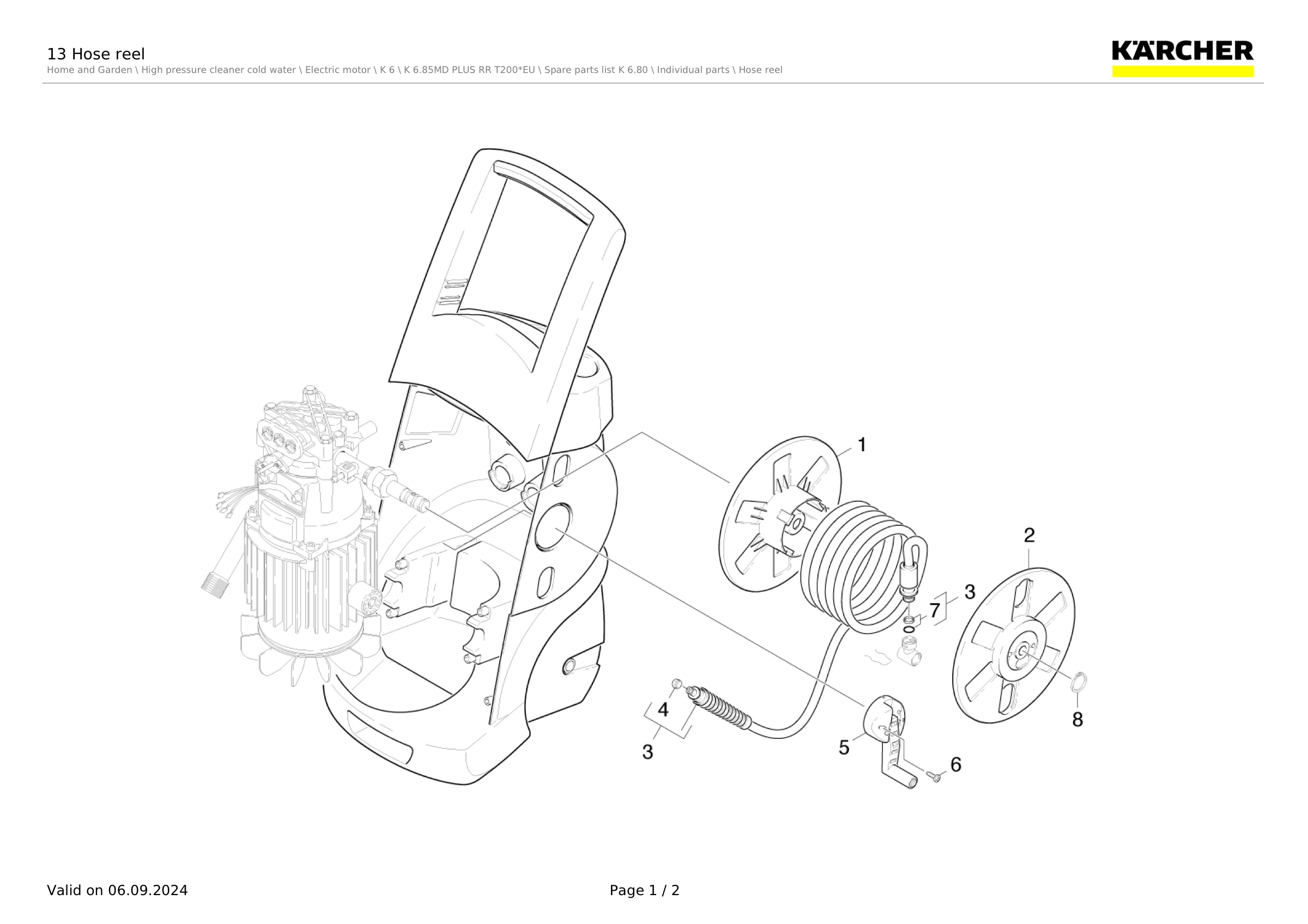13 Hose reel