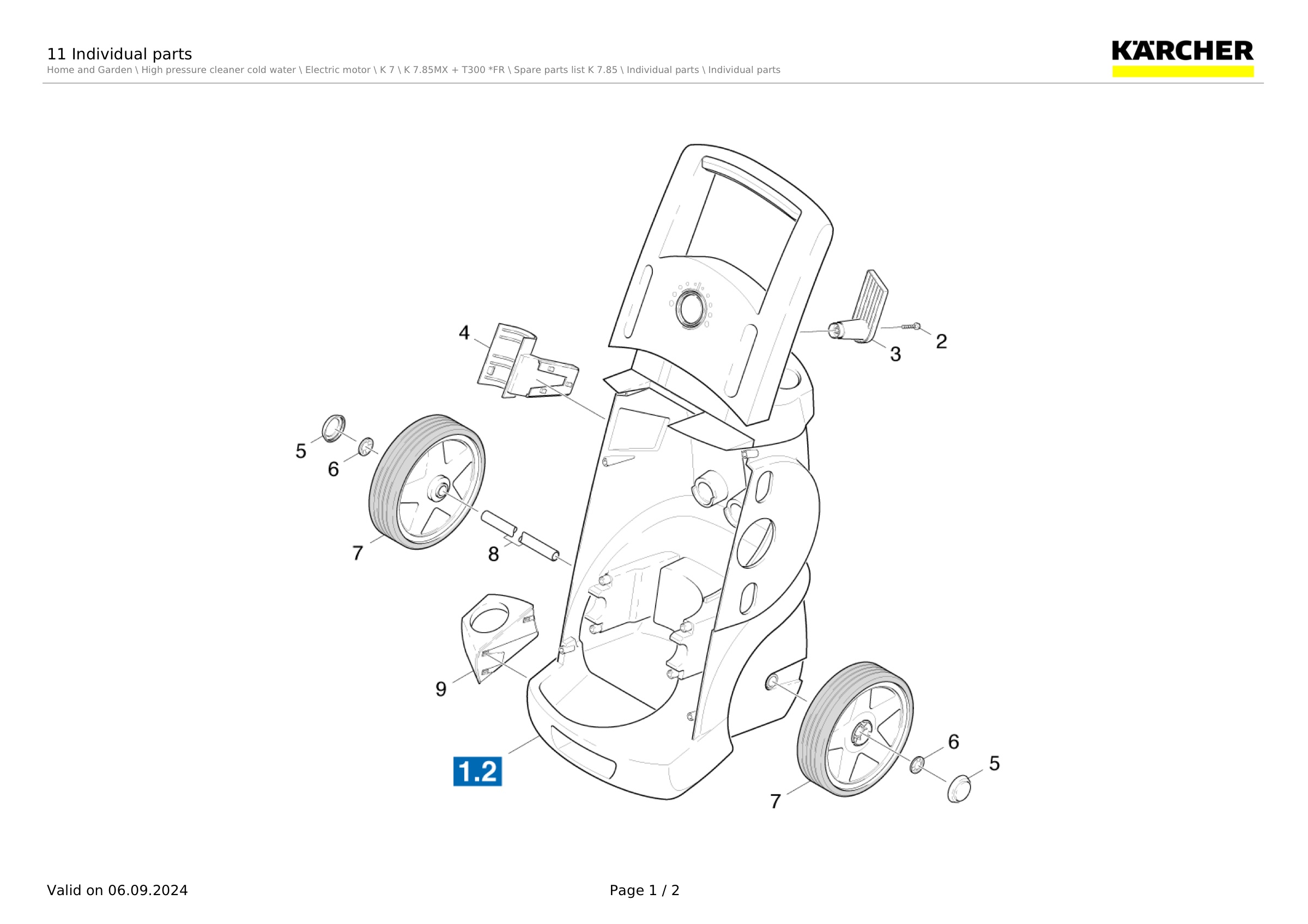11 Individual parts