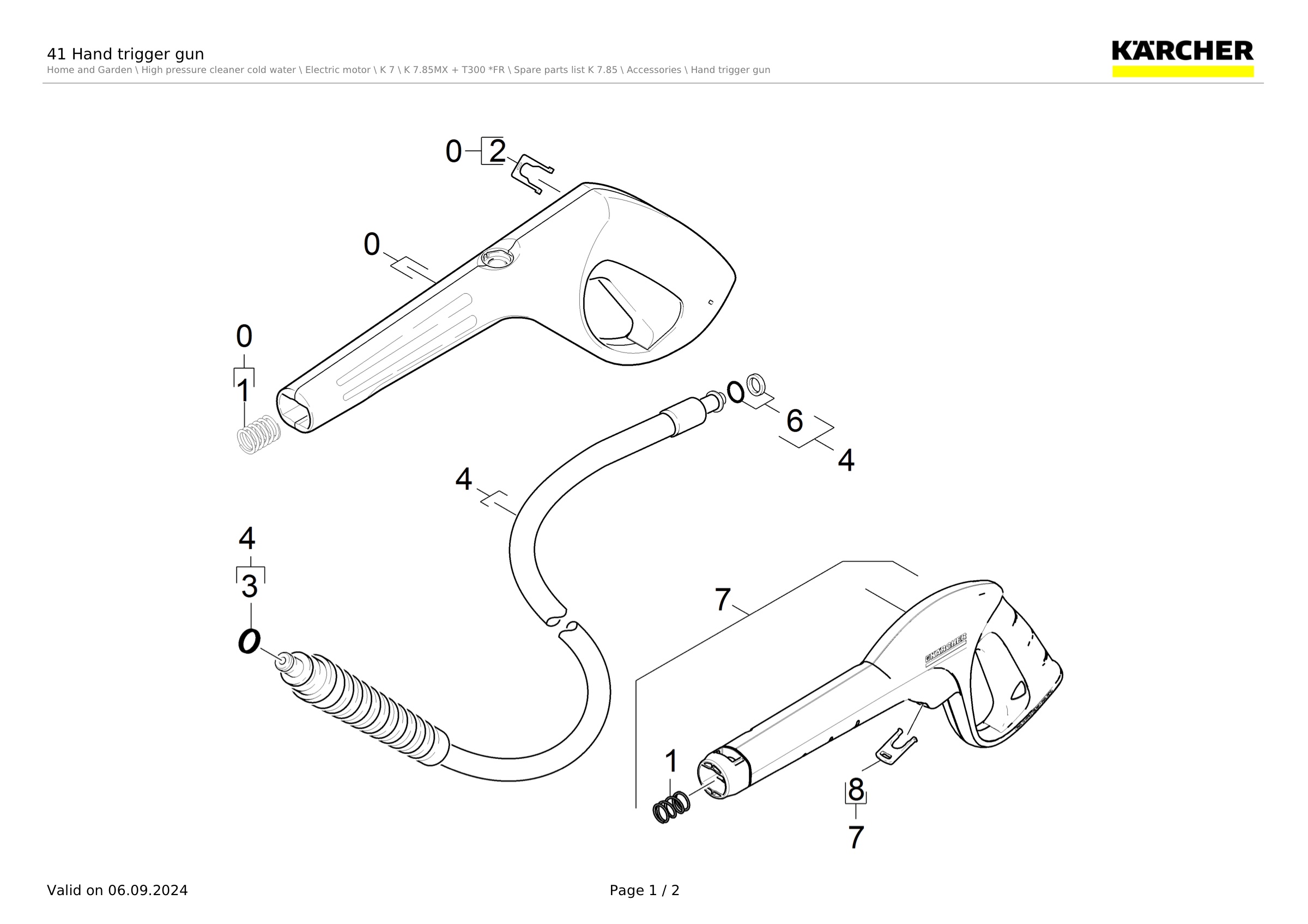 41 Hand trigger gun