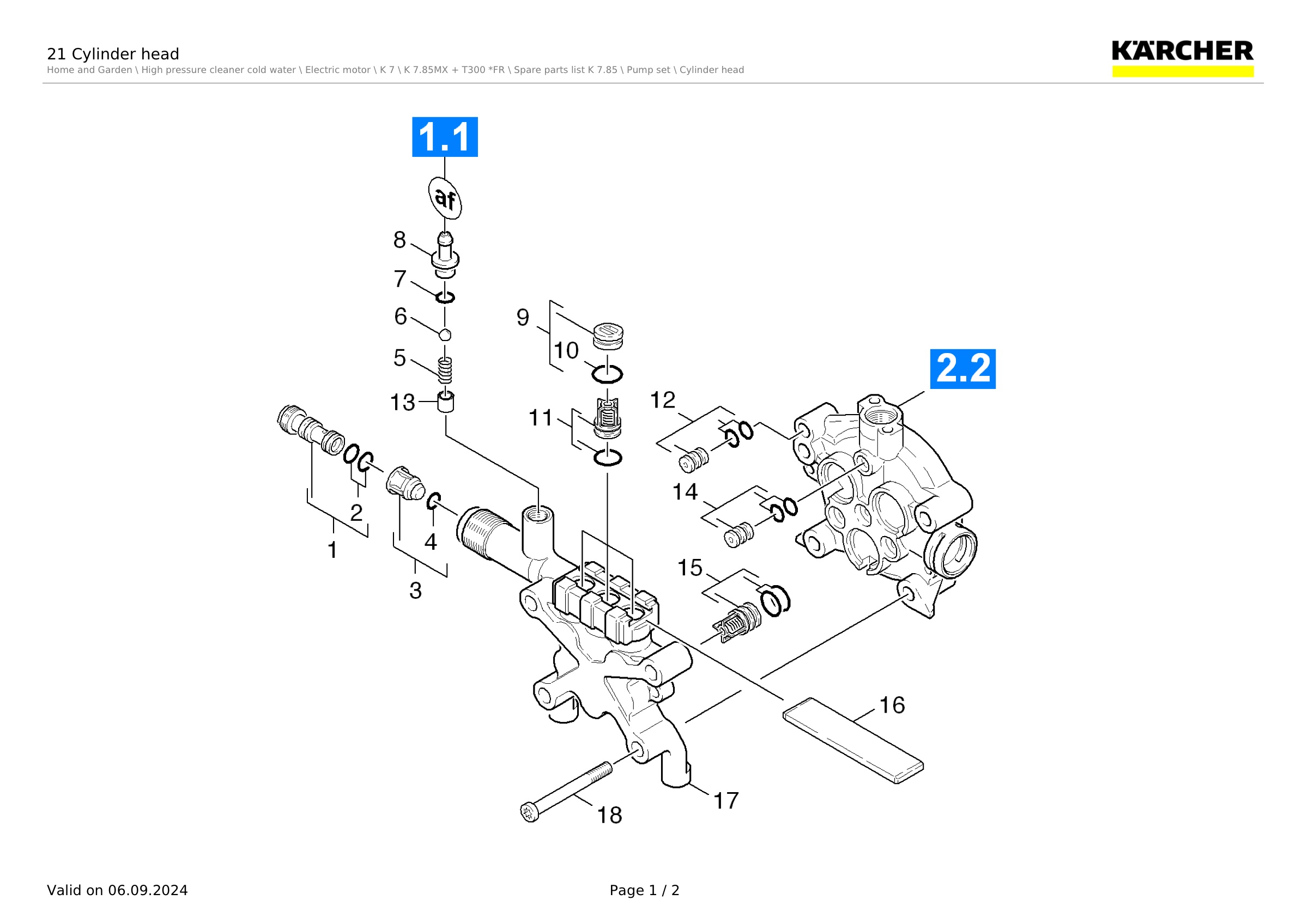 21 Cylinder head