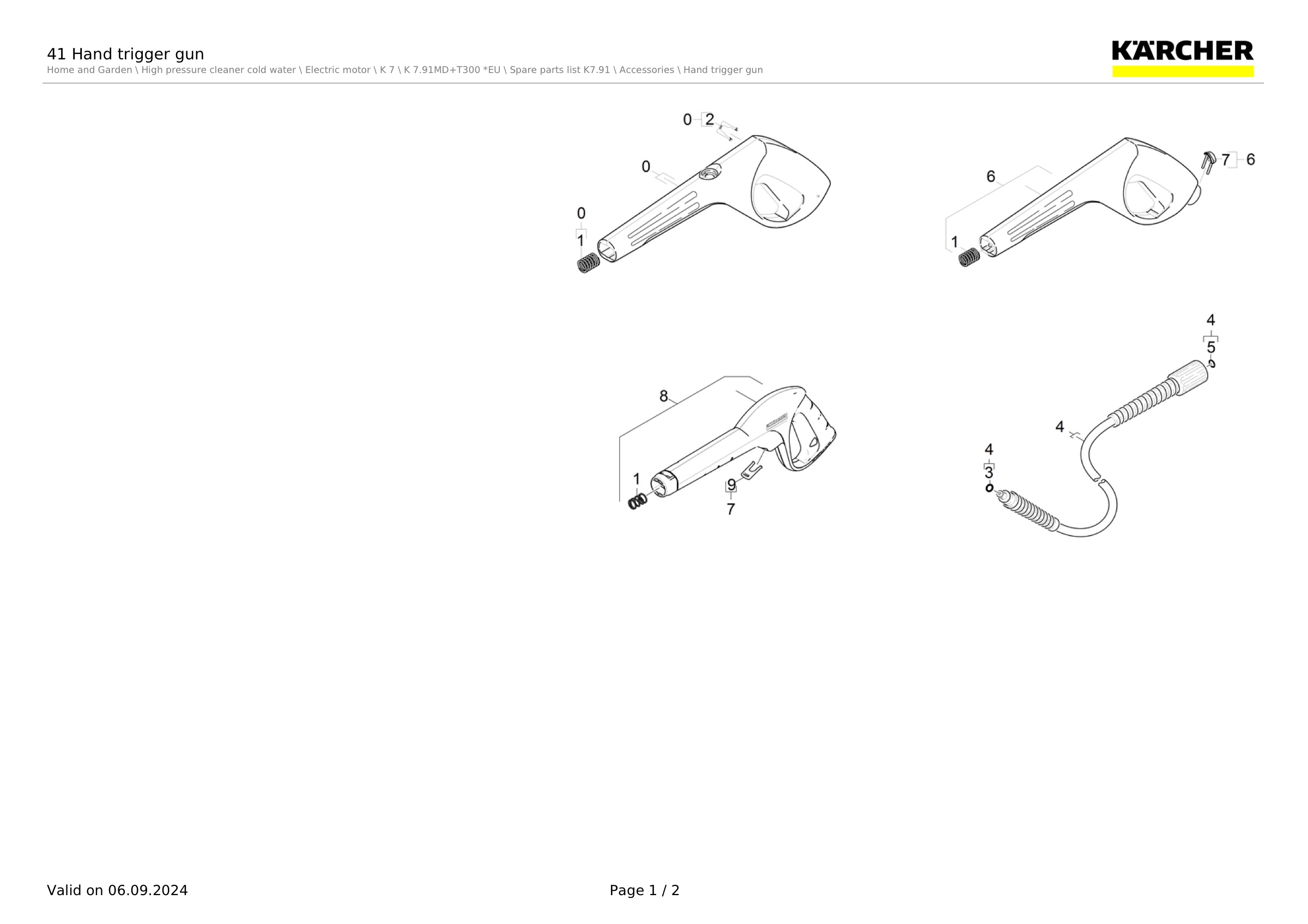 41 Hand trigger gun