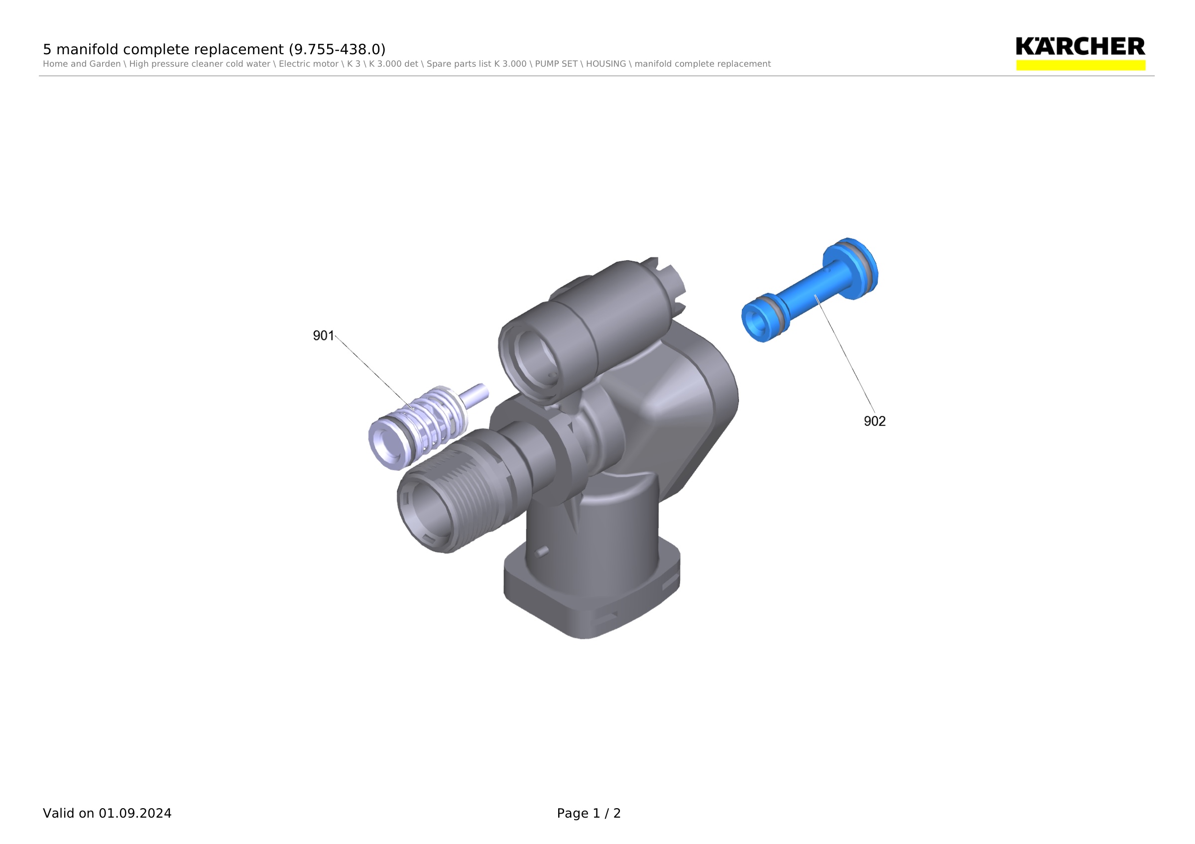 5 manifold complete replacement (9.755-438.0)