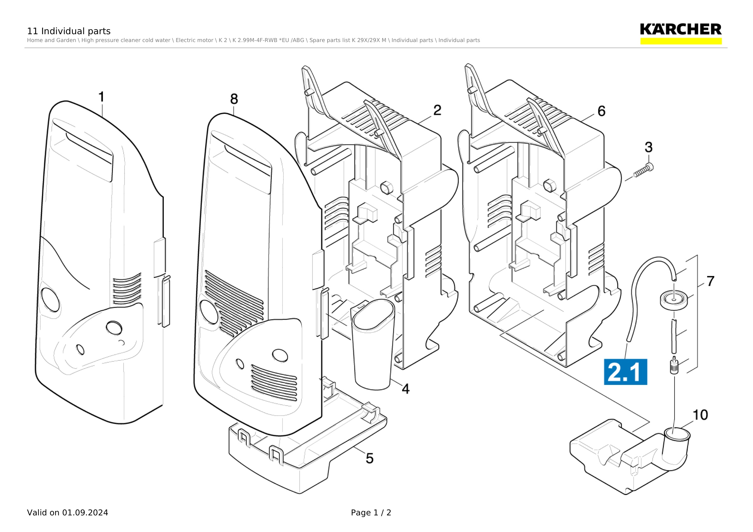 11 Individual parts