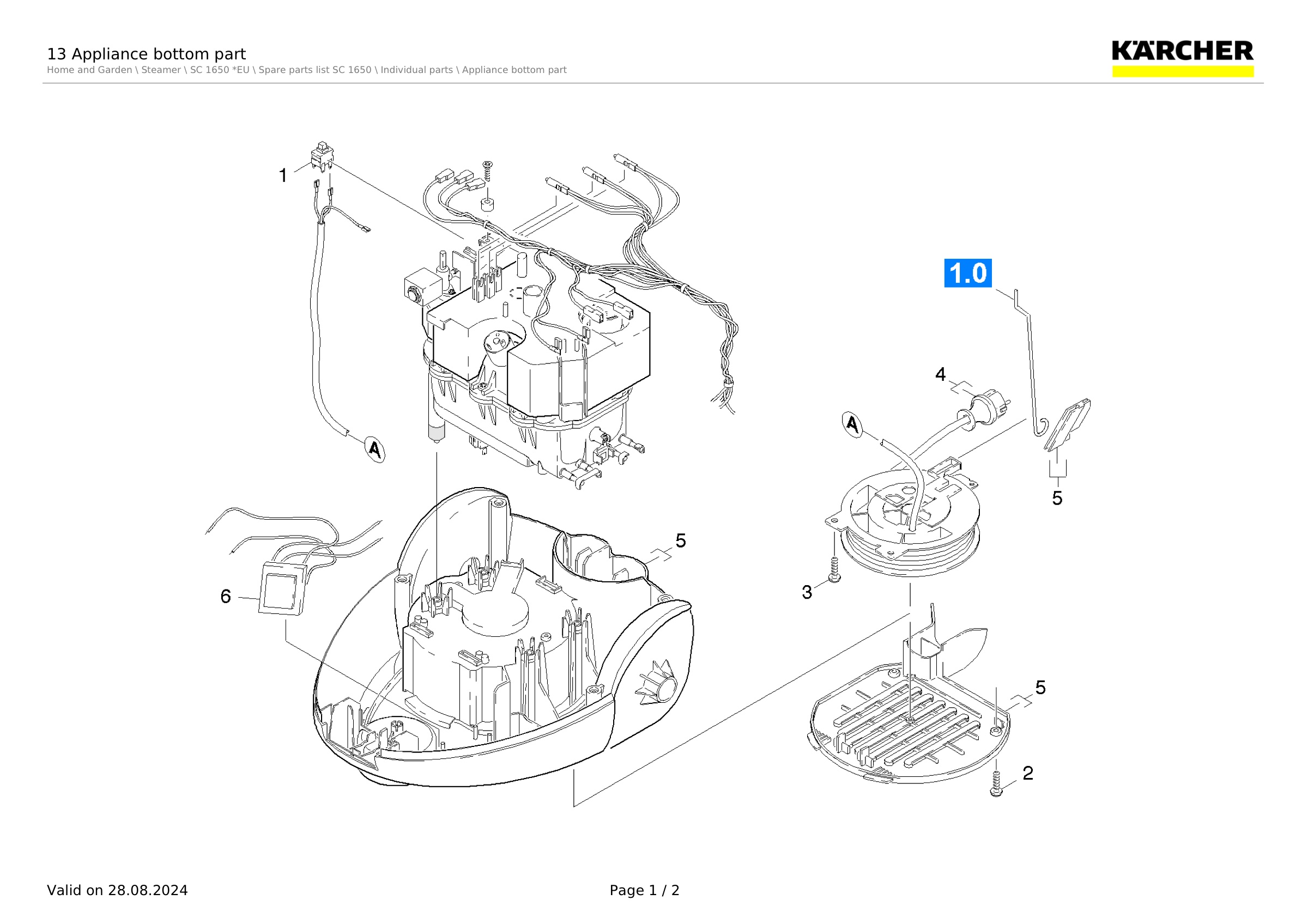 13 Appliance bottom part