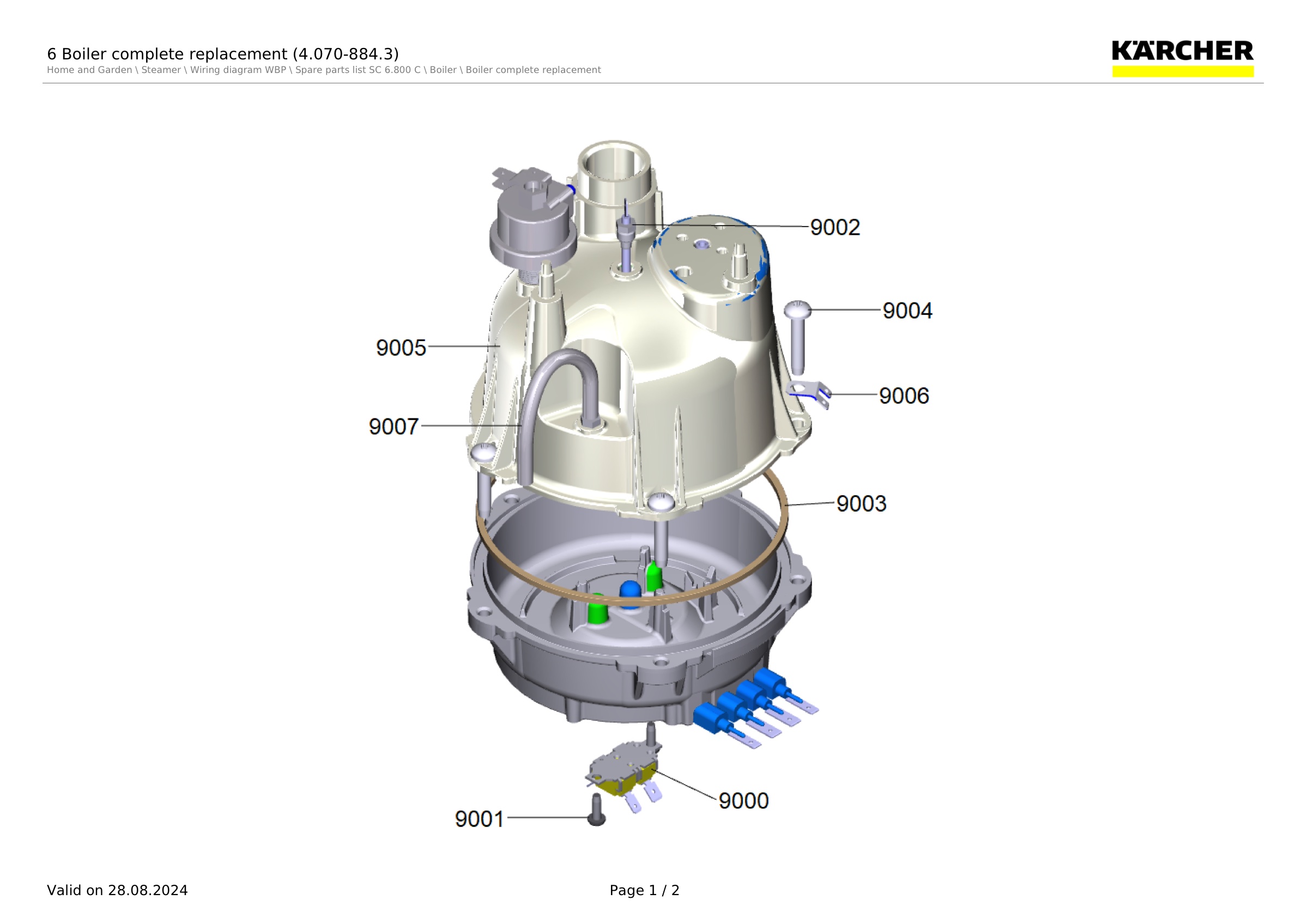 6 Boiler complete replacement (4.070-884.3)
