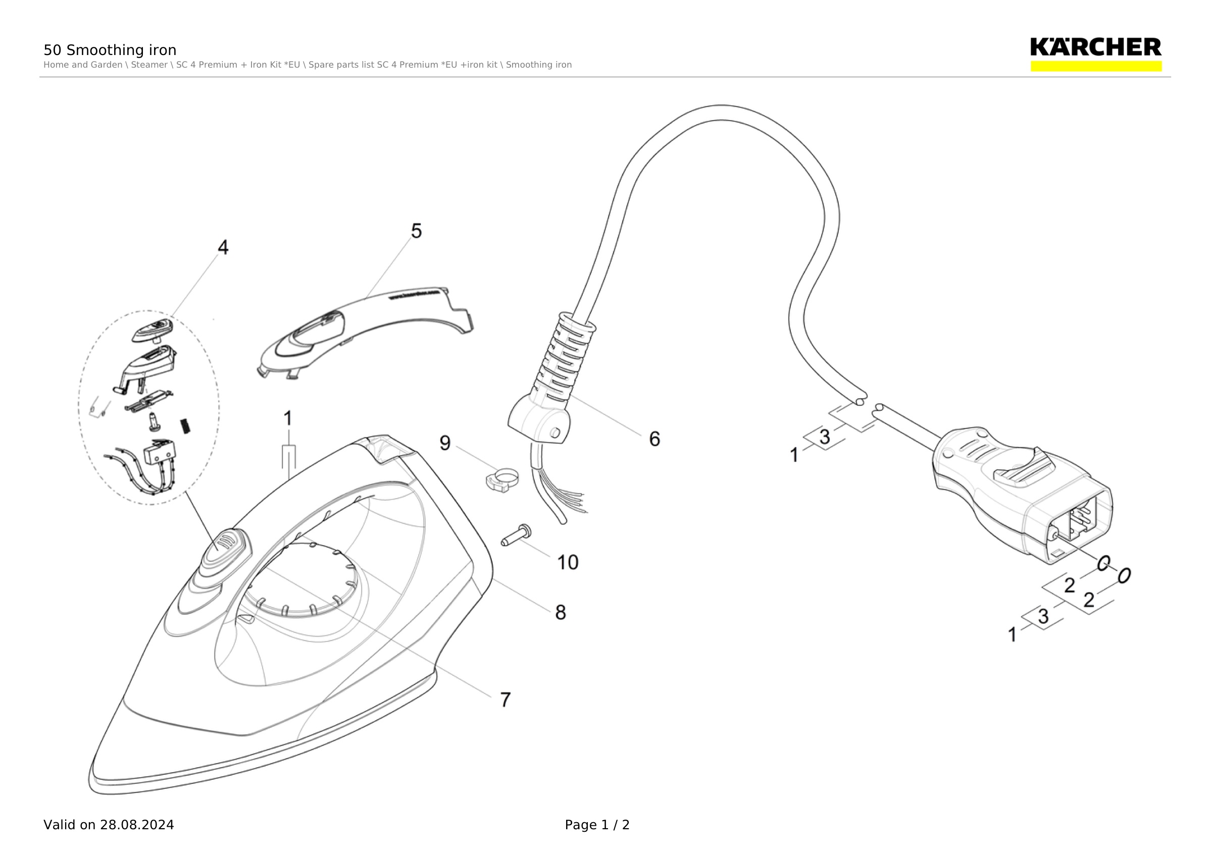 50 Smoothing iron