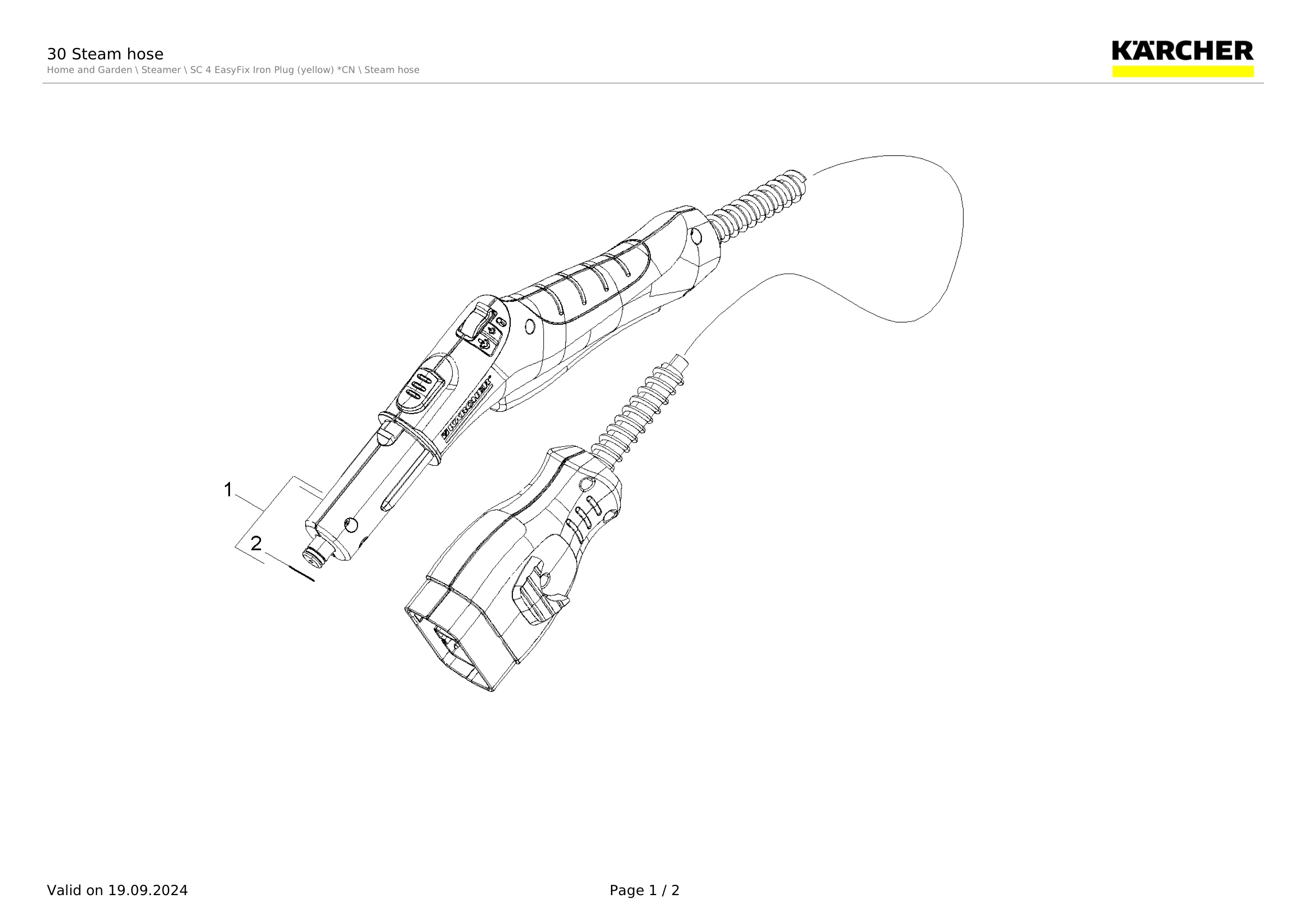30 Steam hose