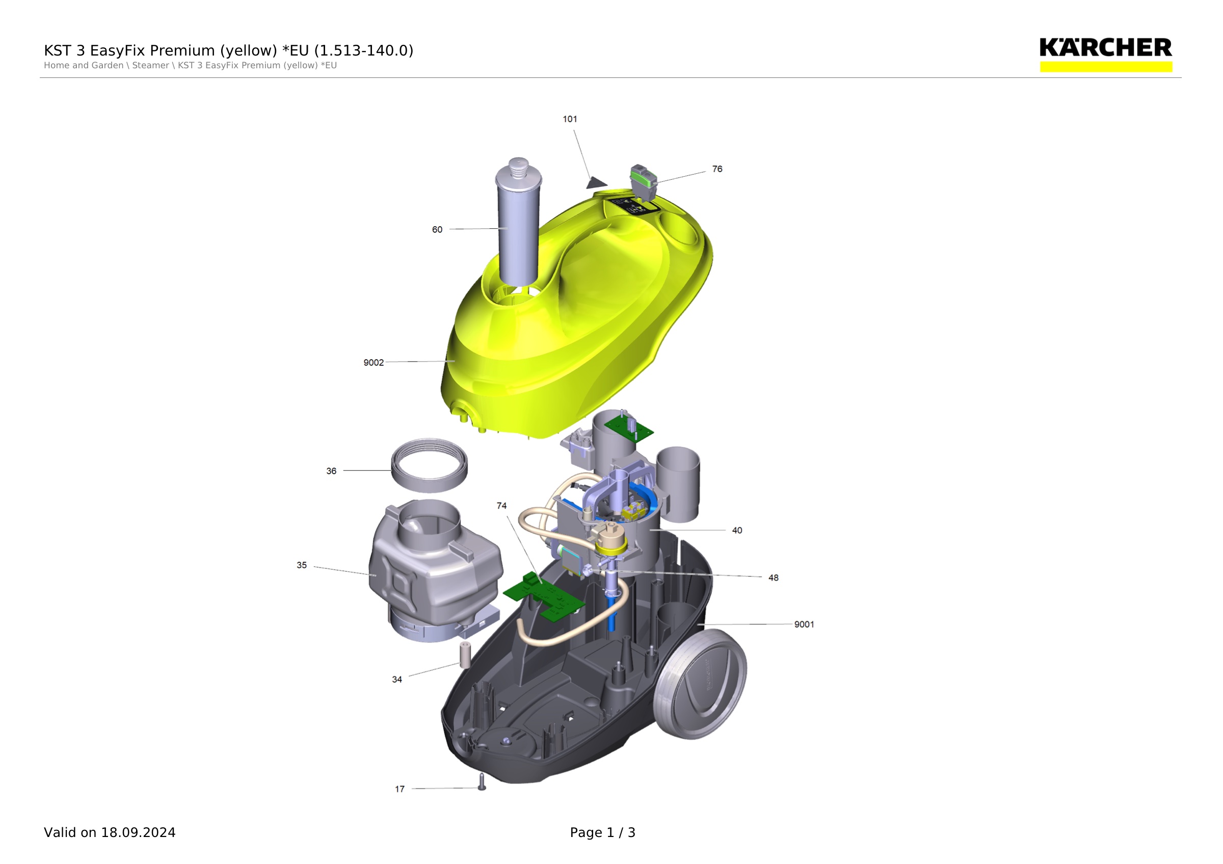 KST 3 EasyFix Premium (yellow) *EU (1.513-140.0)