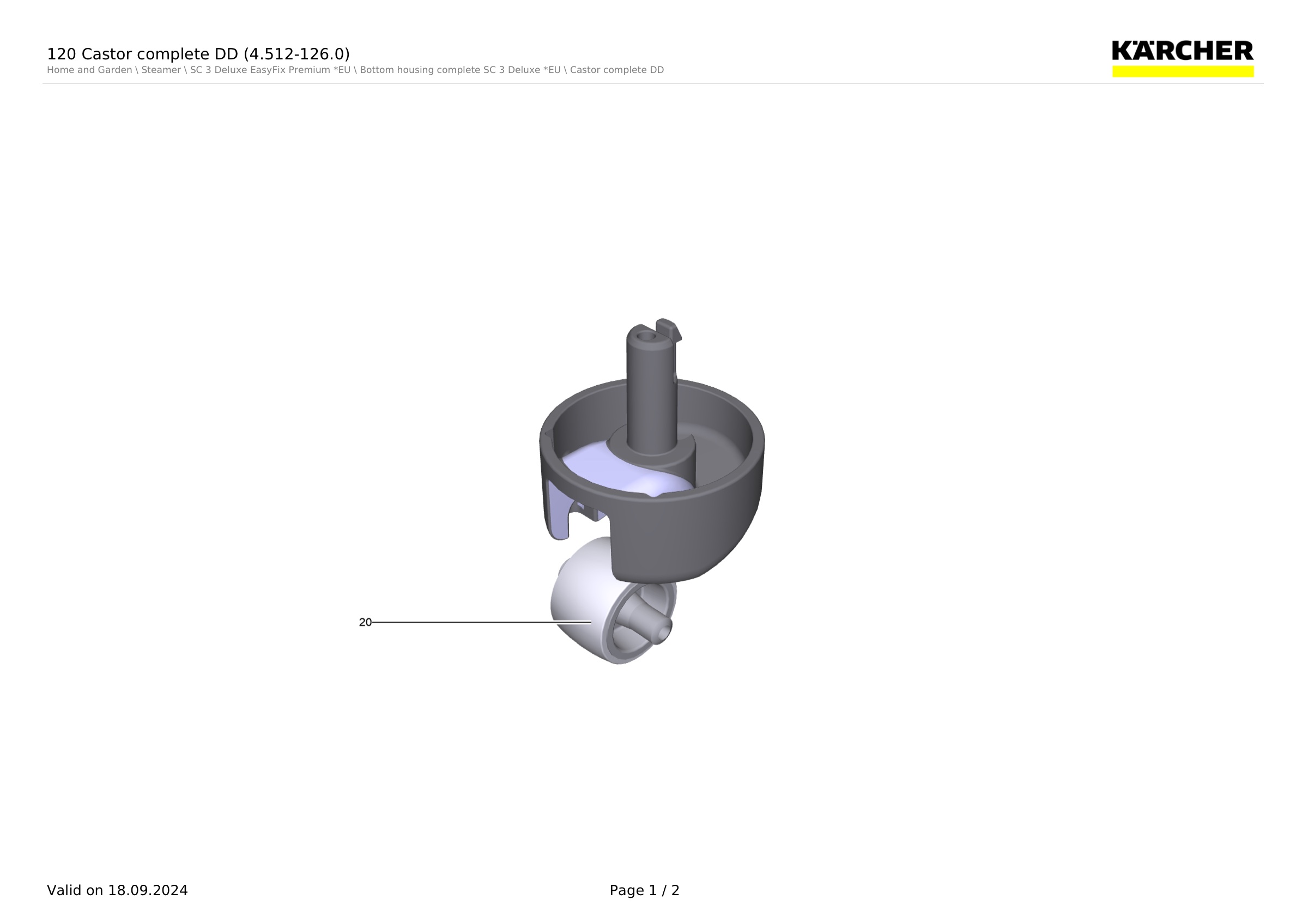 120 Castor complete DD (4.512-126.0)