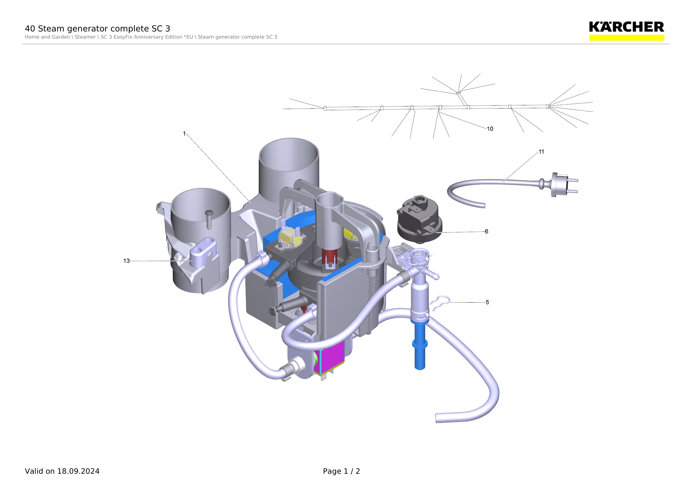 40 Steam generator complete SC 3