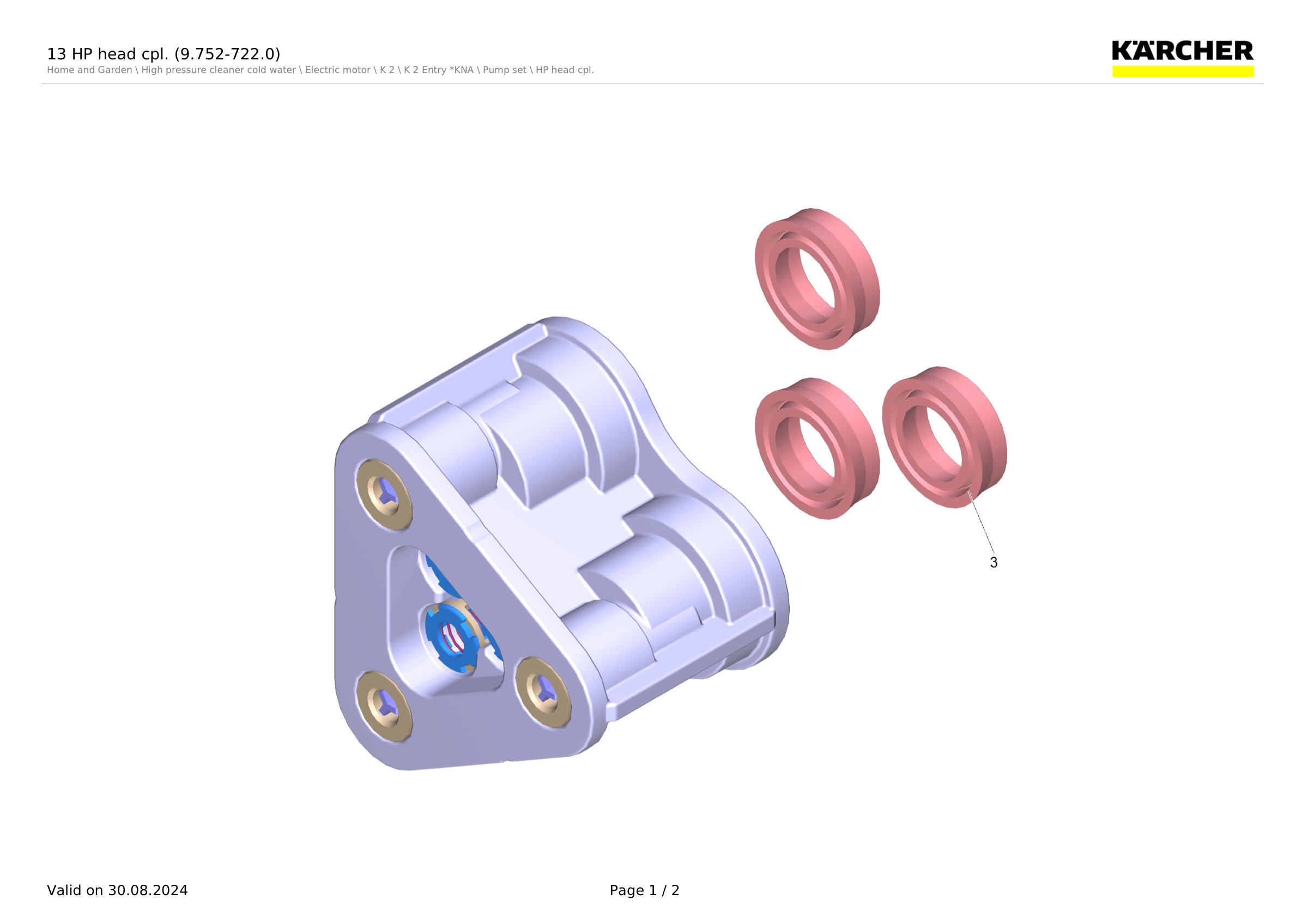 13 HP head cpl. (9.752-722.0)