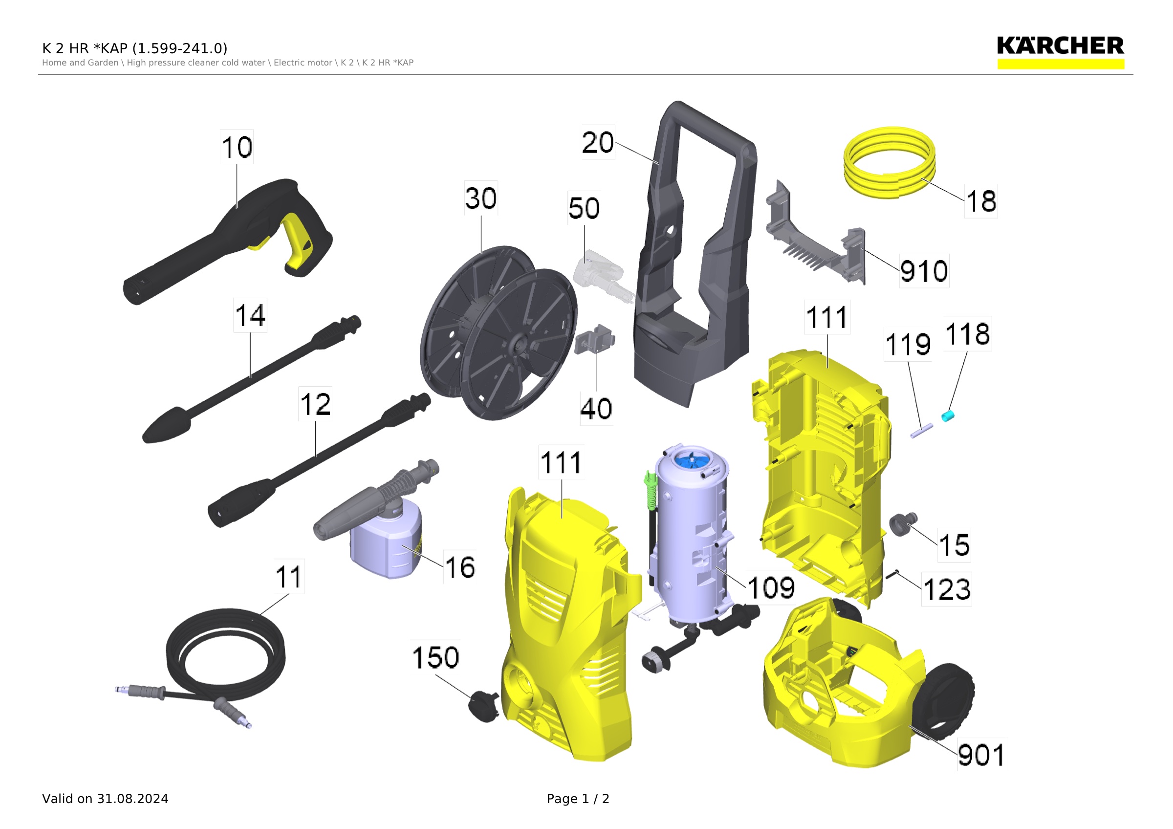 K 2 HR *KAP (1.599-241.0)