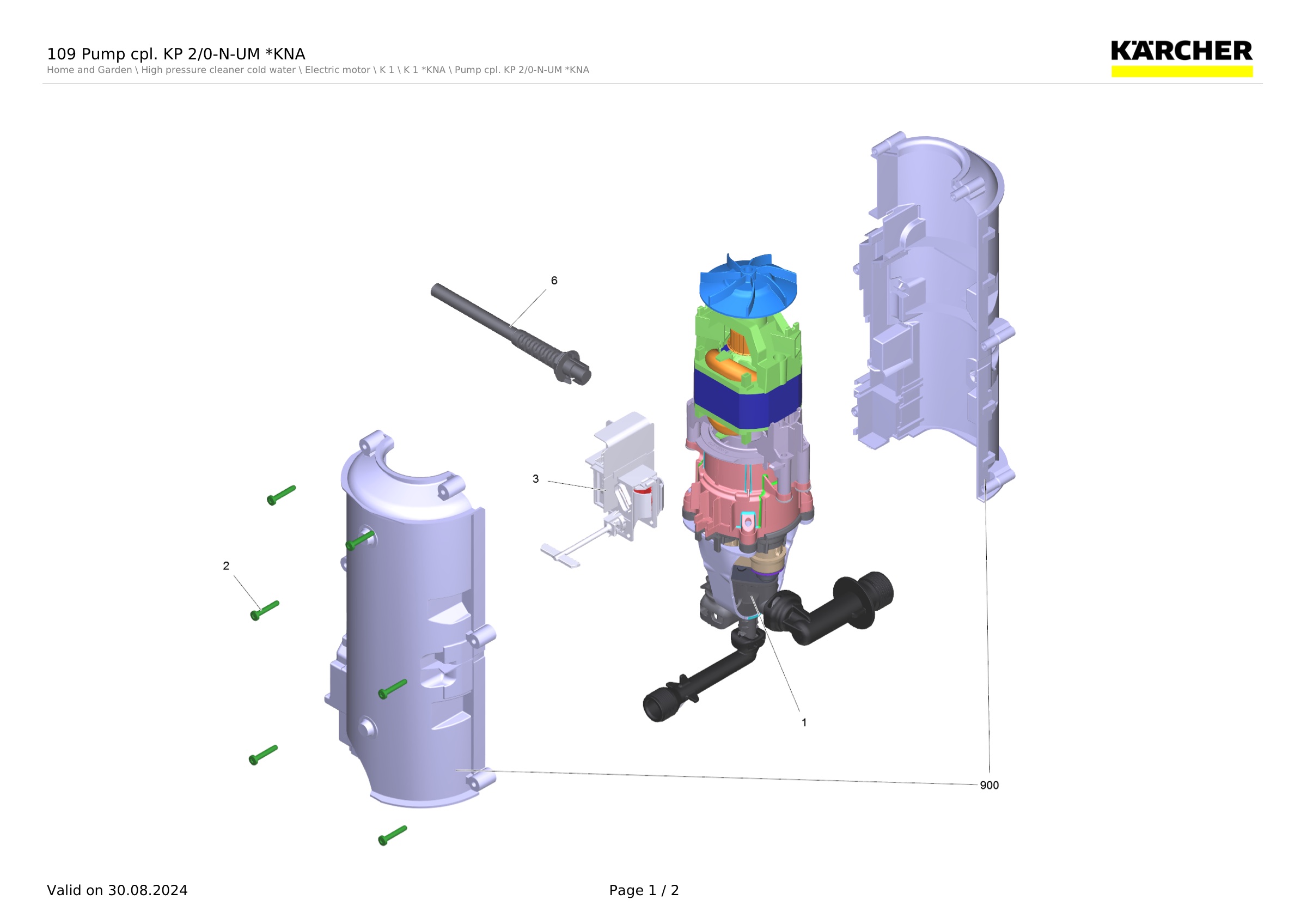 109 Pump cpl. KP 2/0-N-UM *KNA