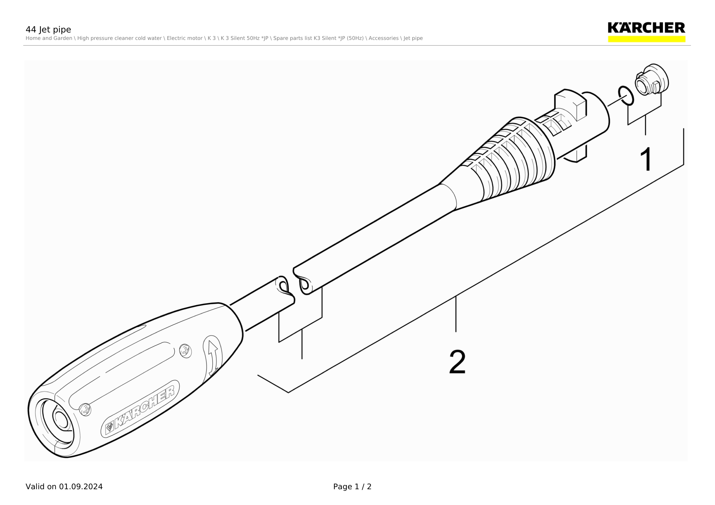 44 Jet pipe