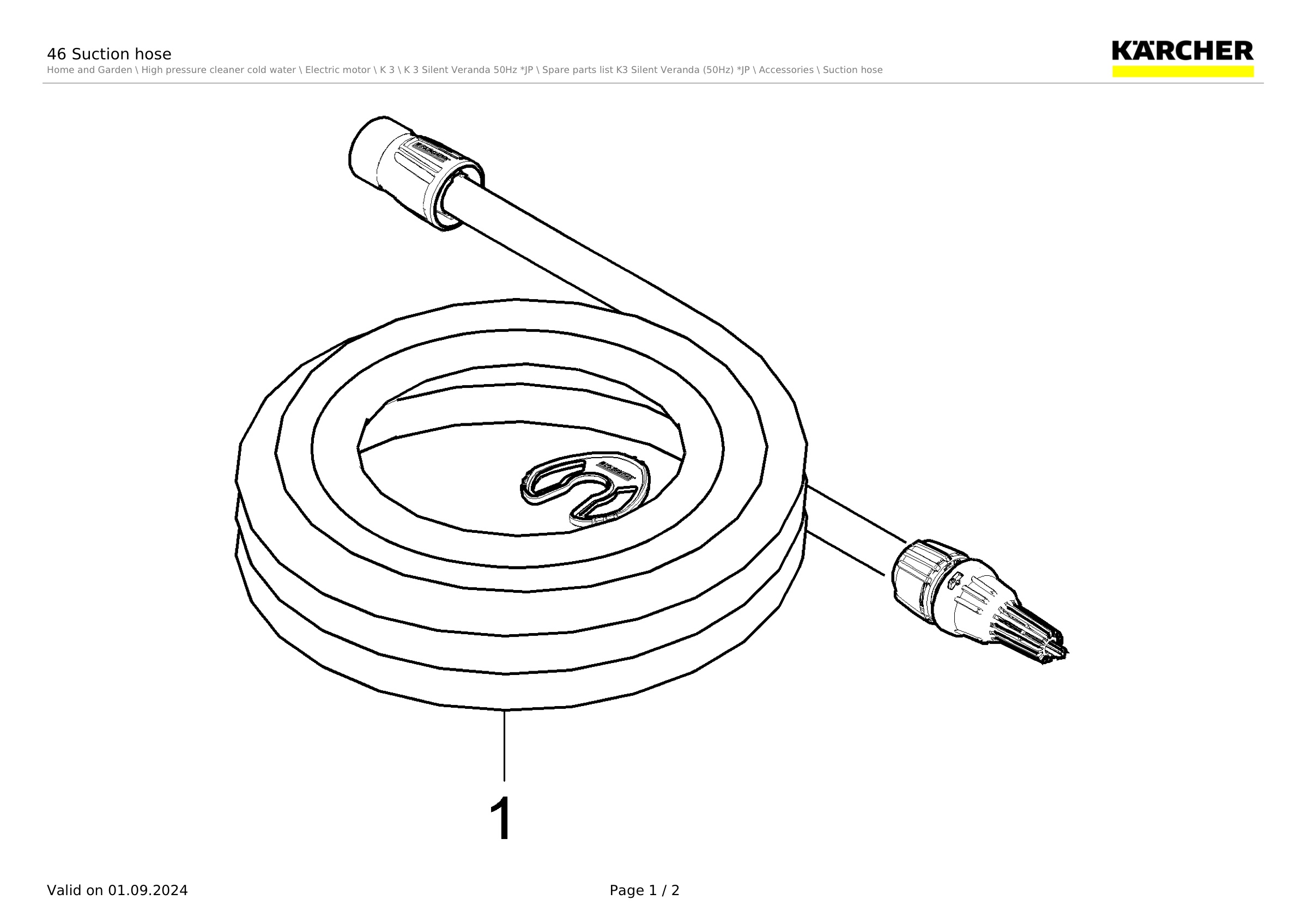 46 Suction hose