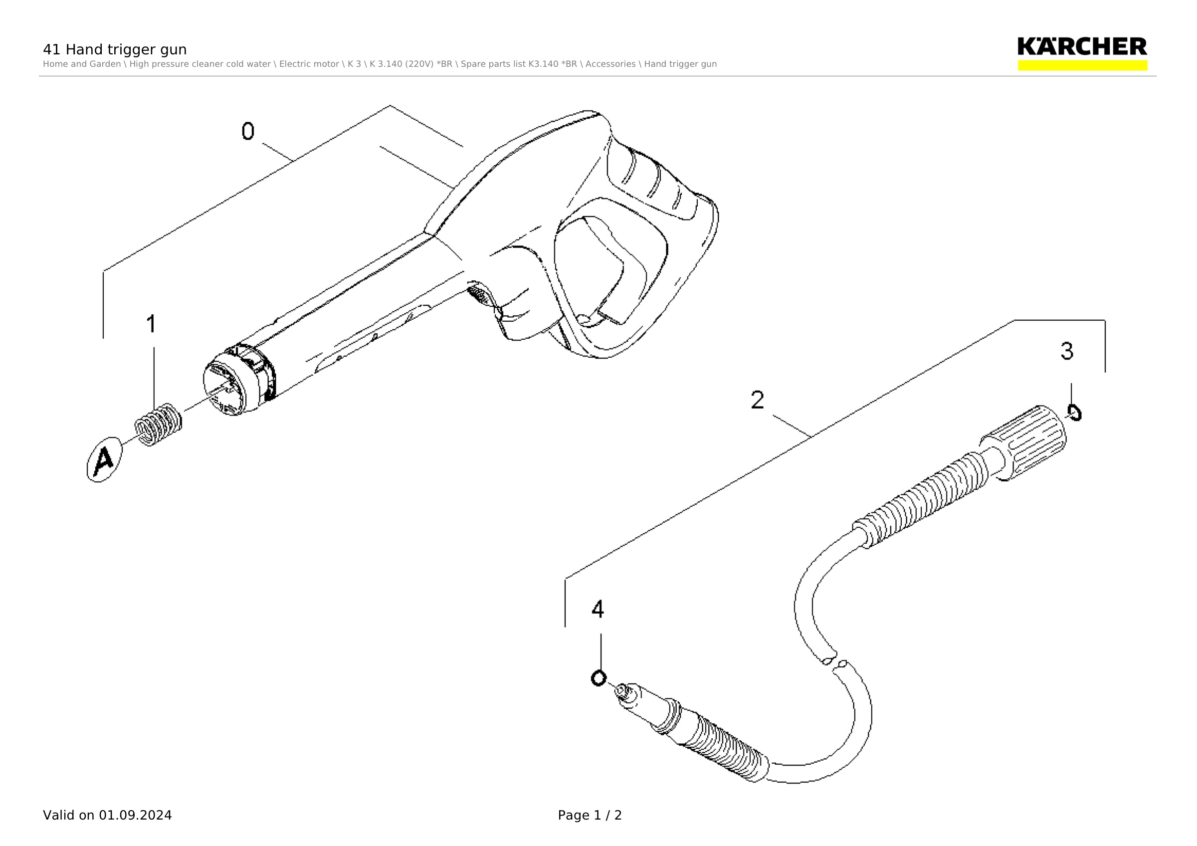 41 Hand trigger gun