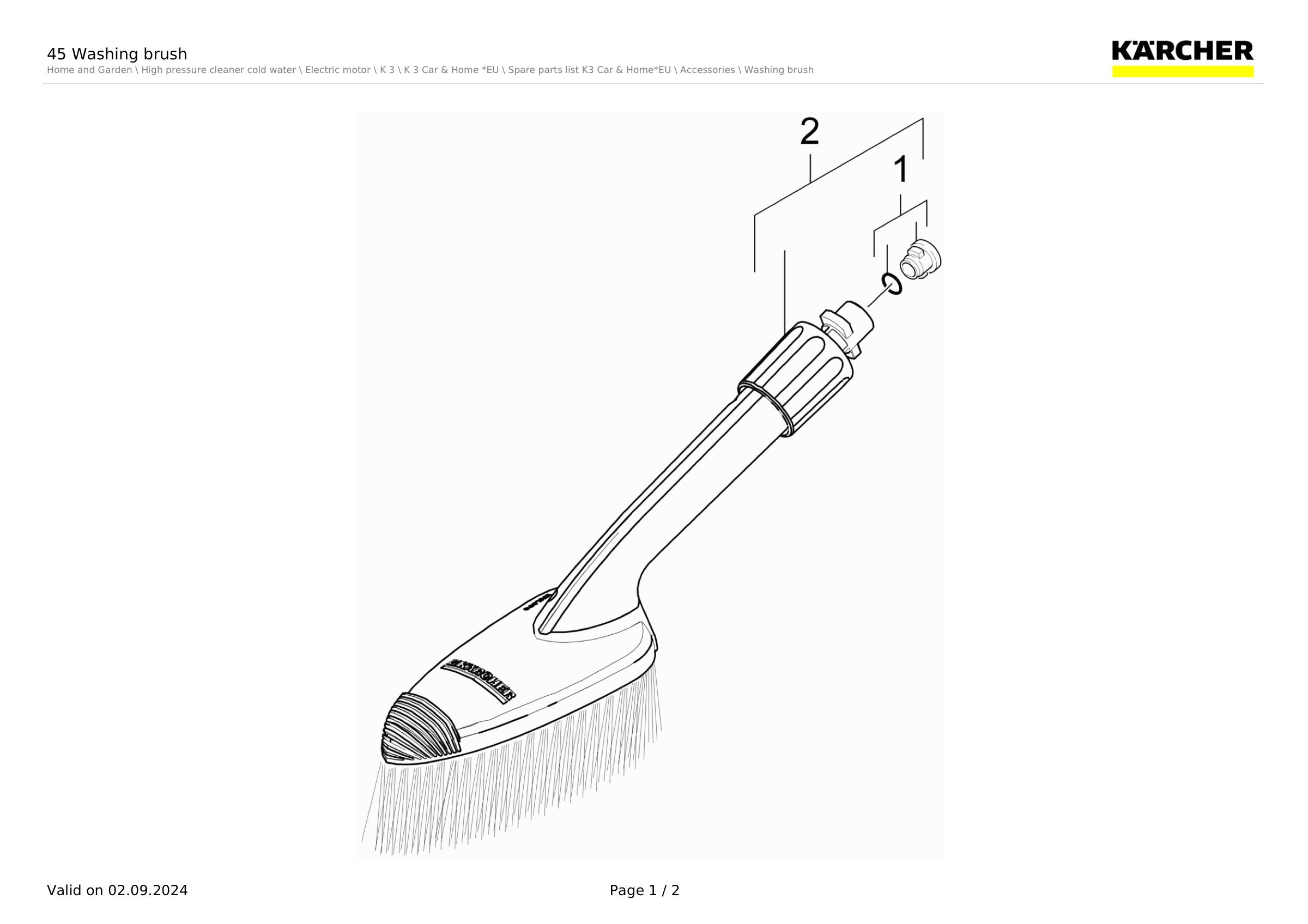 45 Washing brush