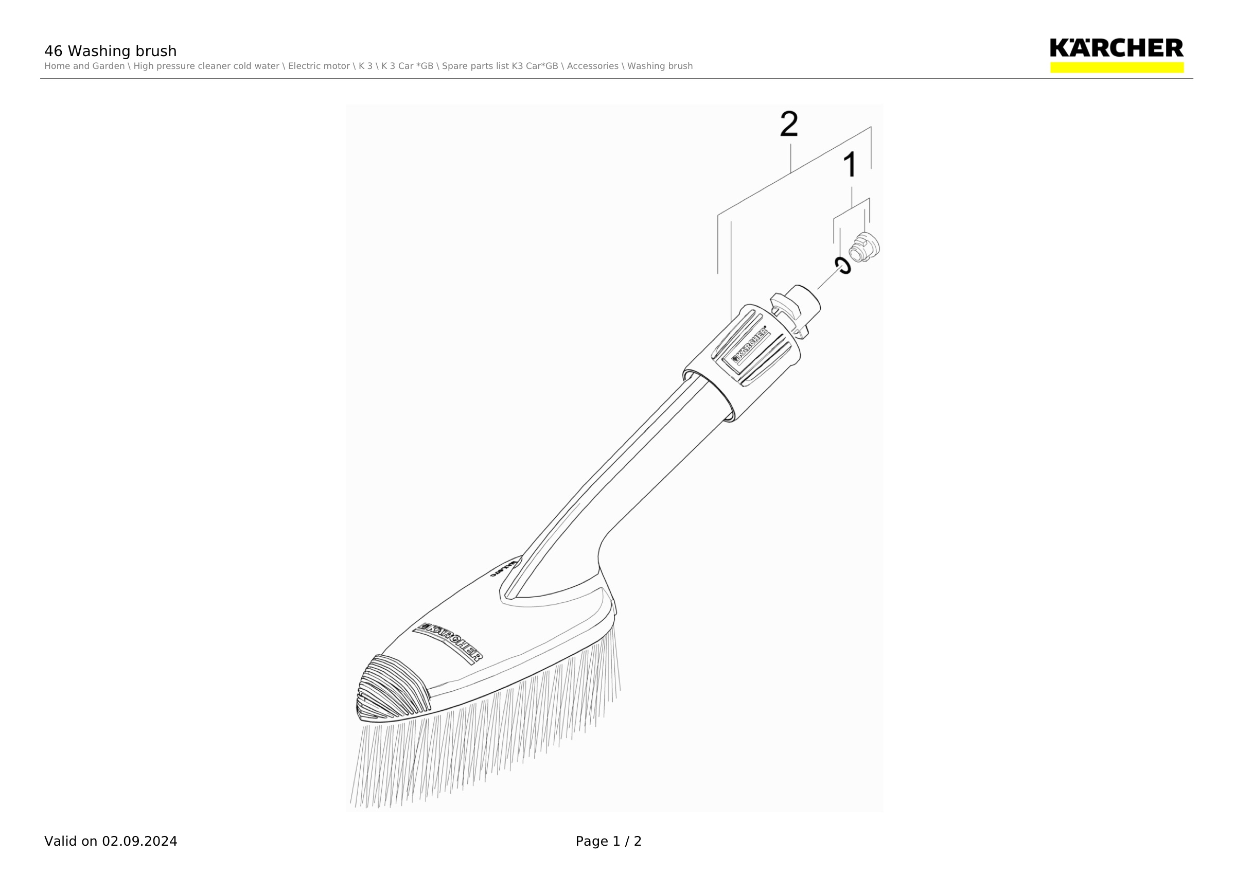46 Washing brush