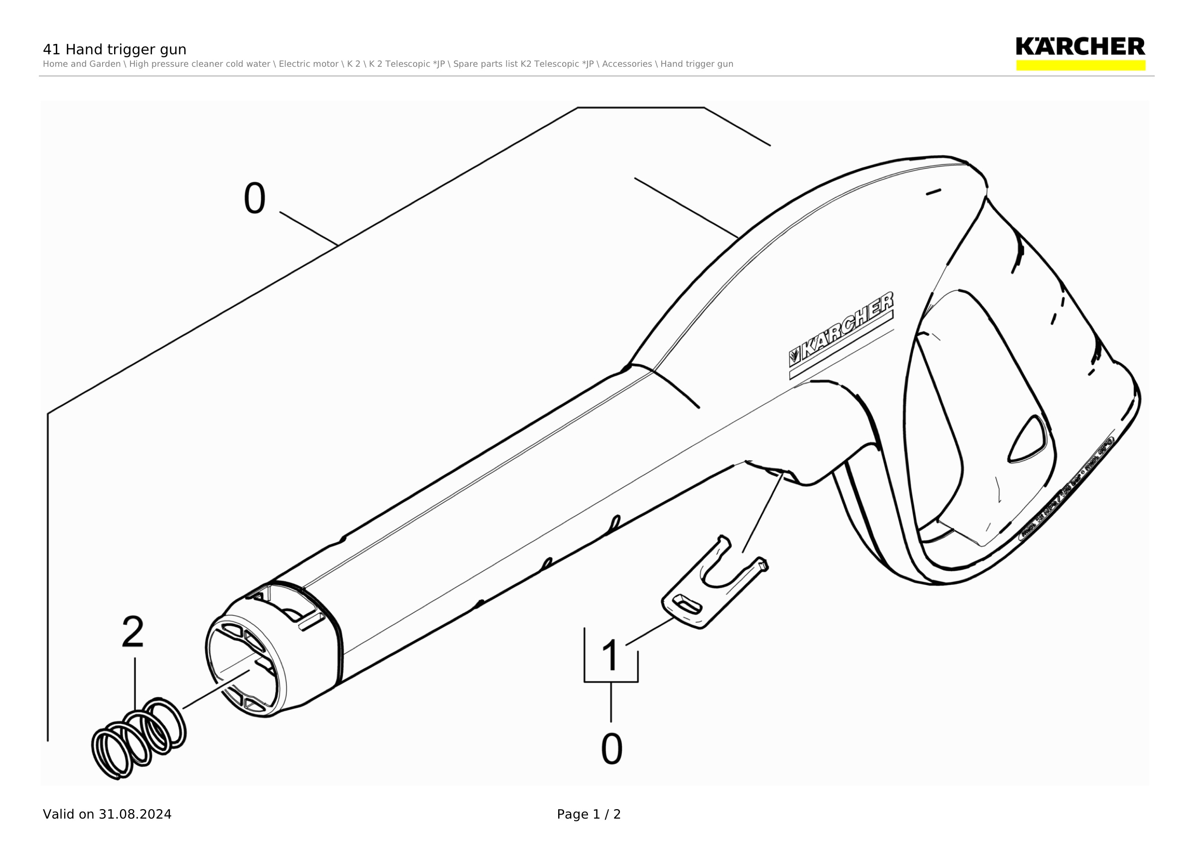 41 Hand trigger gun