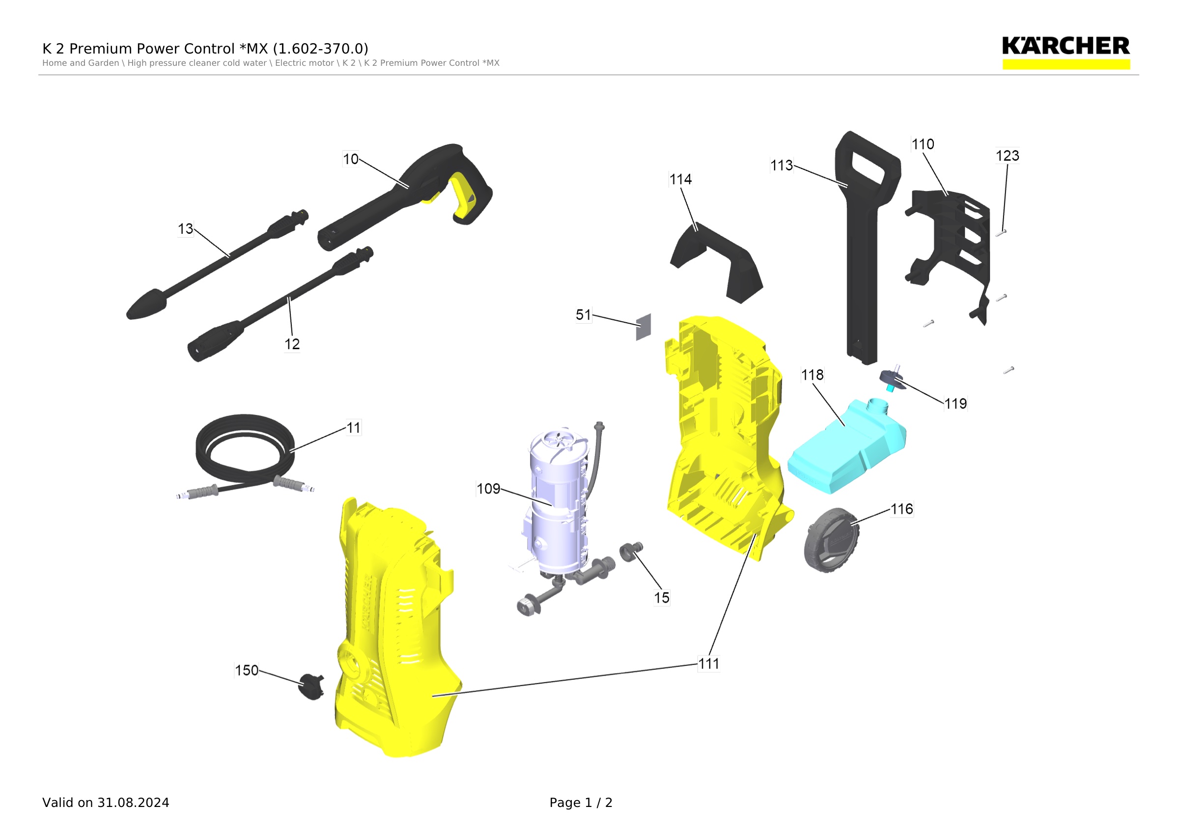 K 2 Premium Power Control *MX (1.602-370.0)