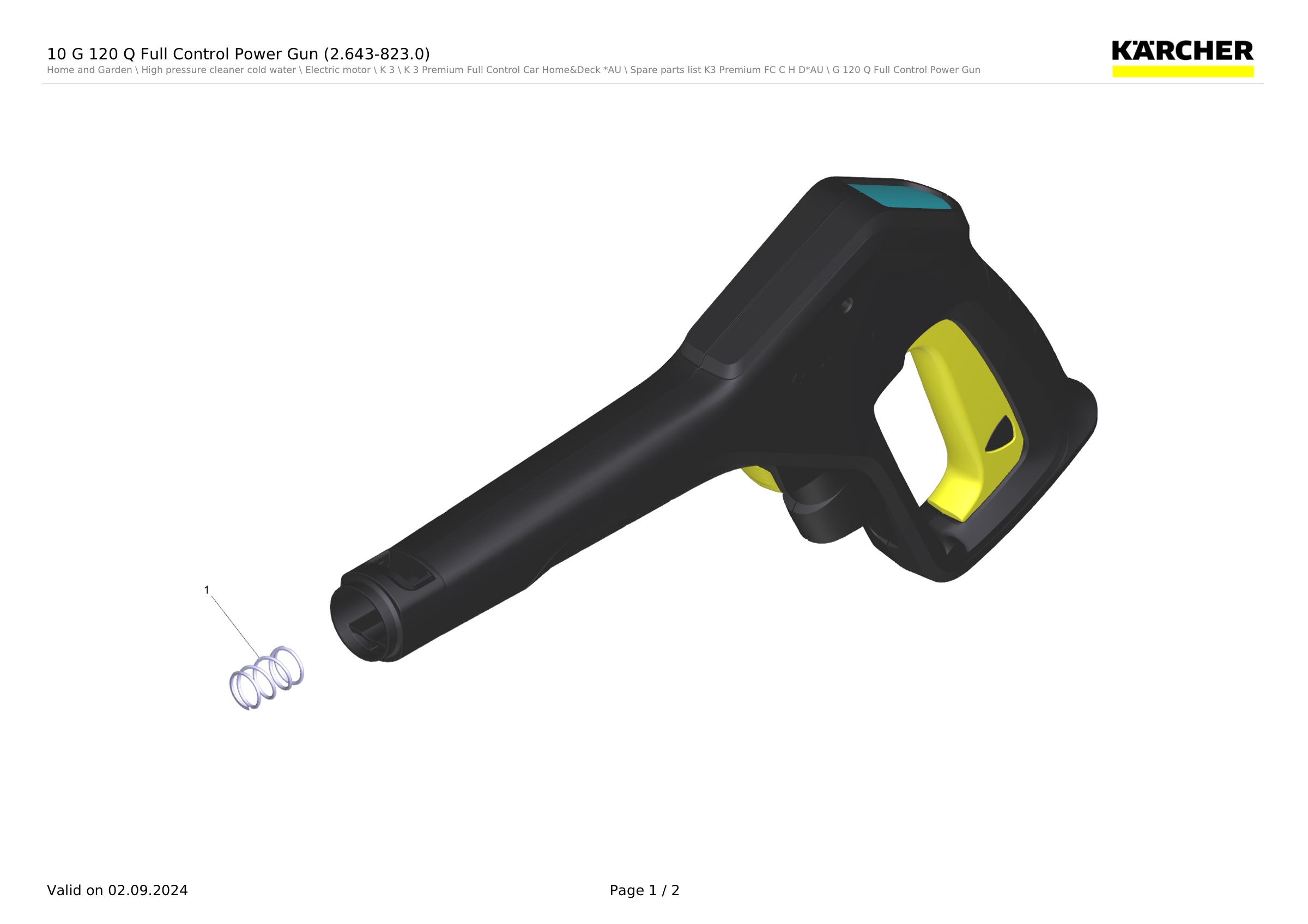10 G 120 Q Full Control Power Gun (2.643-823.0)