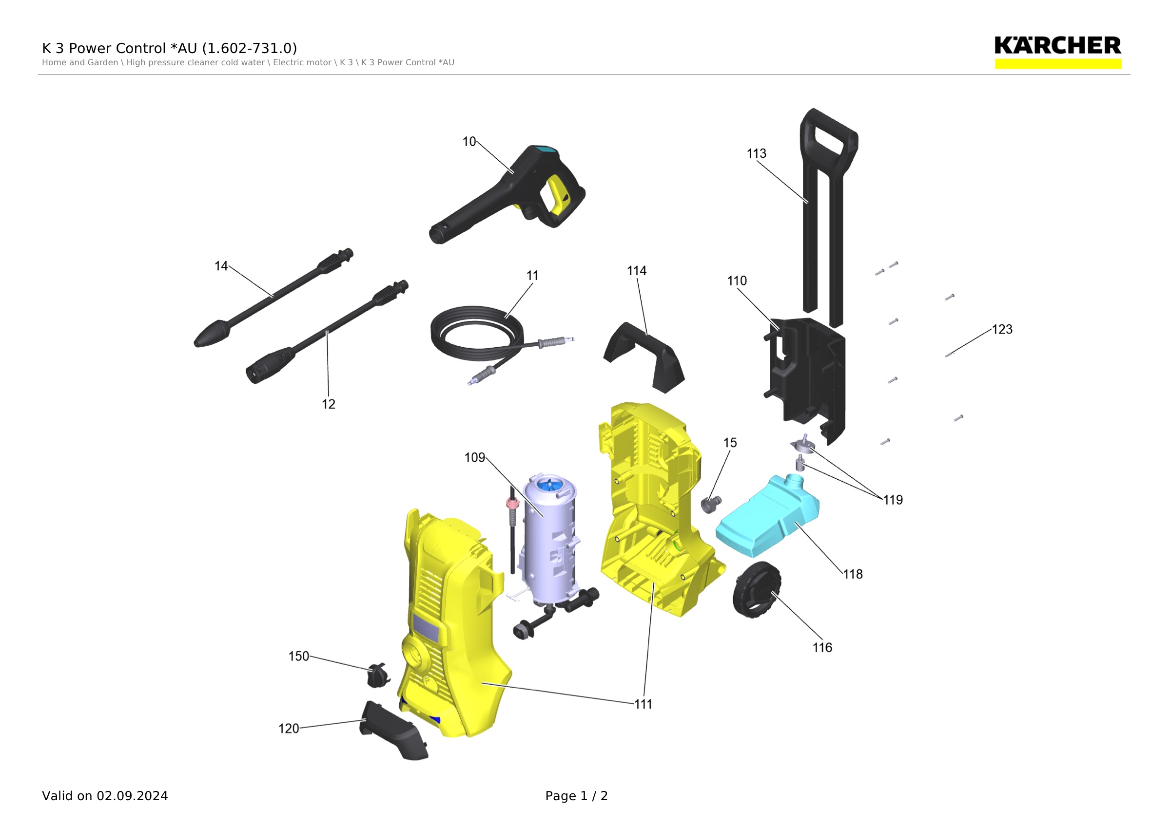 K 3 Power Control *AU (1.602-731.0)