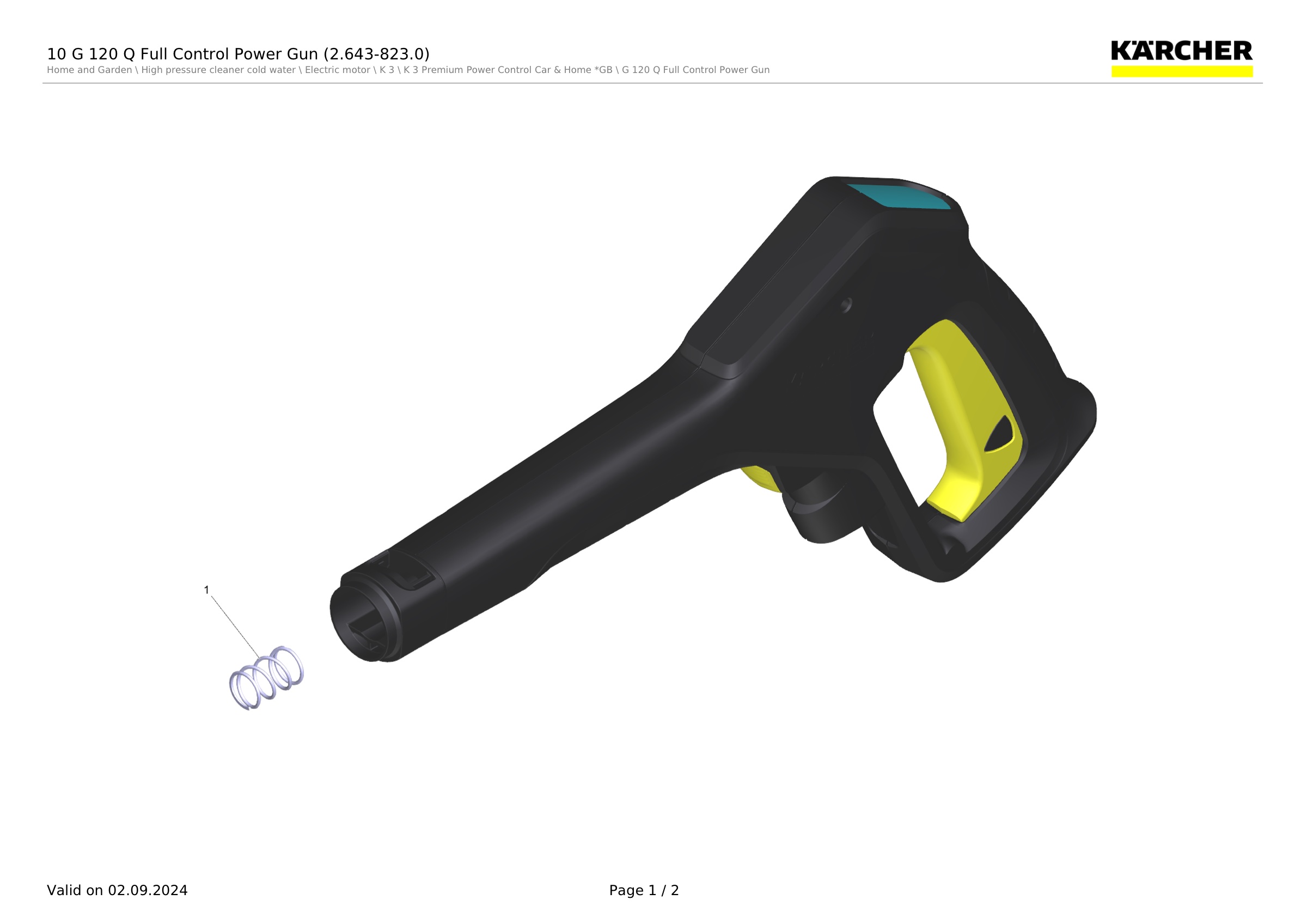 10 G 120 Q Full Control Power Gun (2.643-823.0)