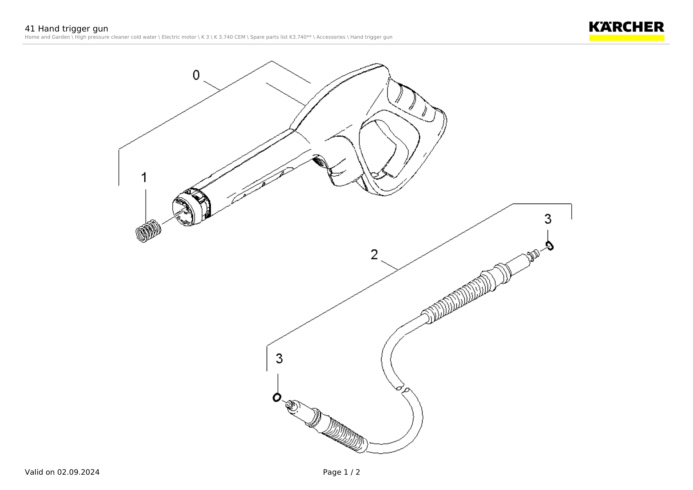 41 Hand trigger gun
