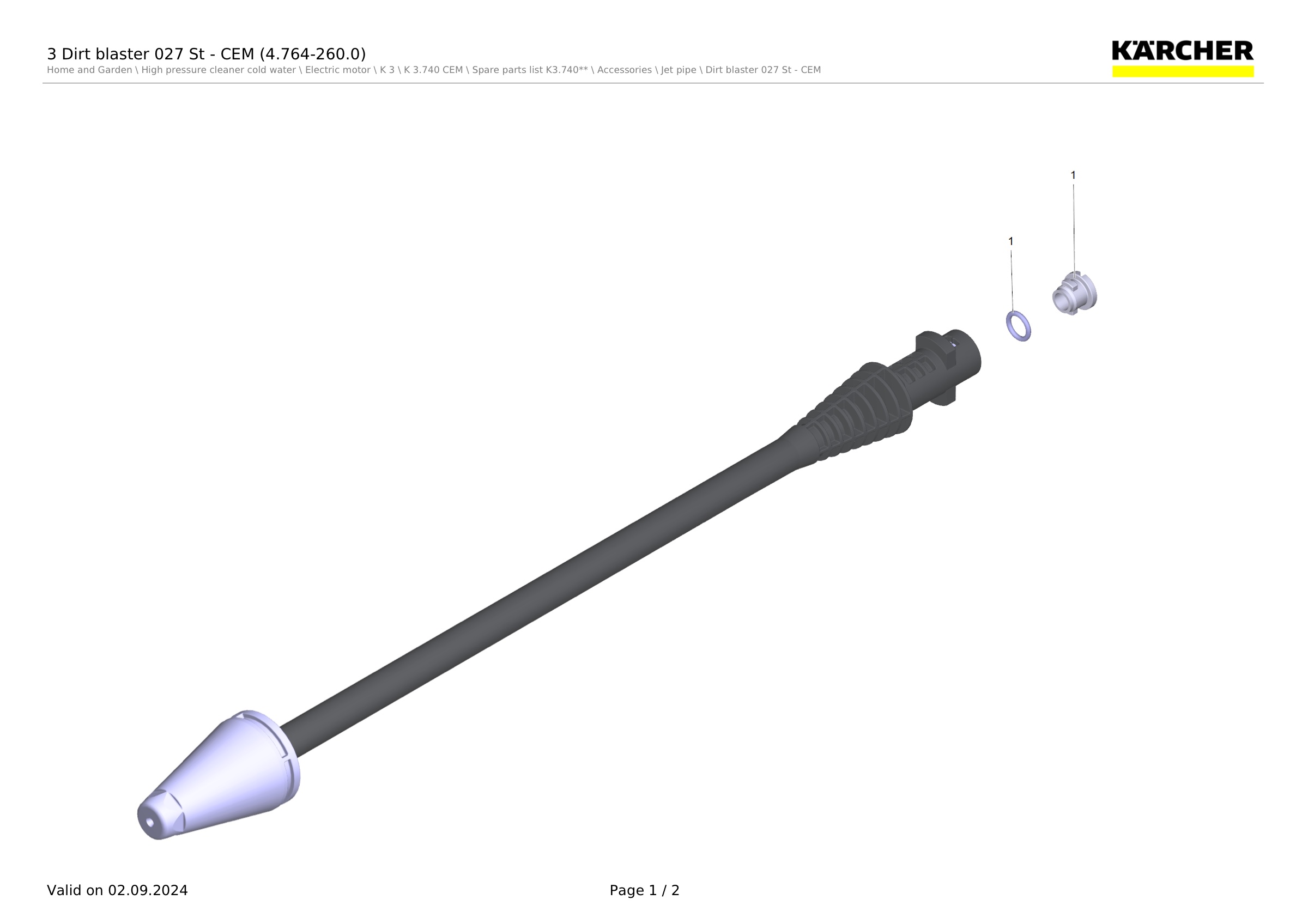 3 Dirt blaster 027 St - CEM (4.764-260.0)