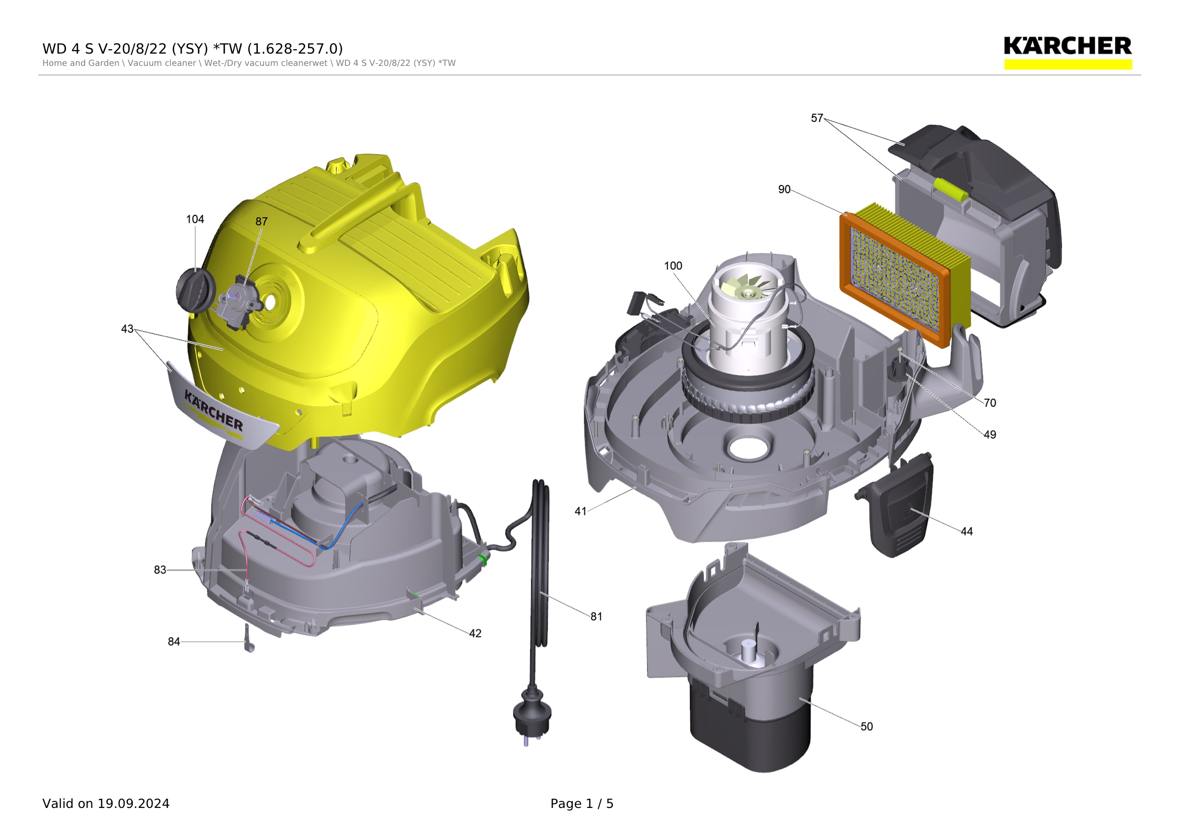 WD 4 S V-20/8/22 (YSY) *TW (1.628-257.0)