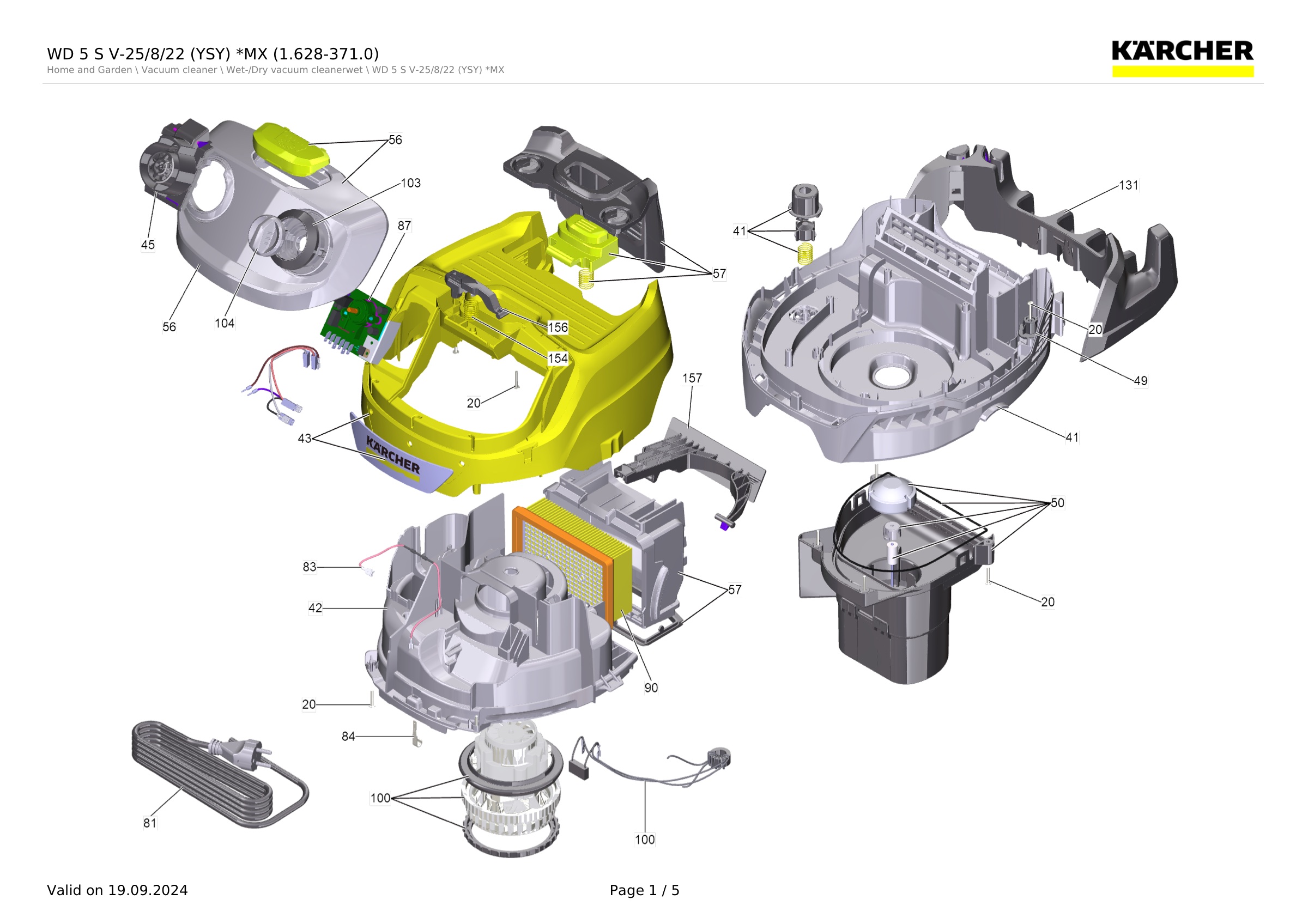 WD 5 S V-25/8/22 (YSY) *MX (1.628-371.0)