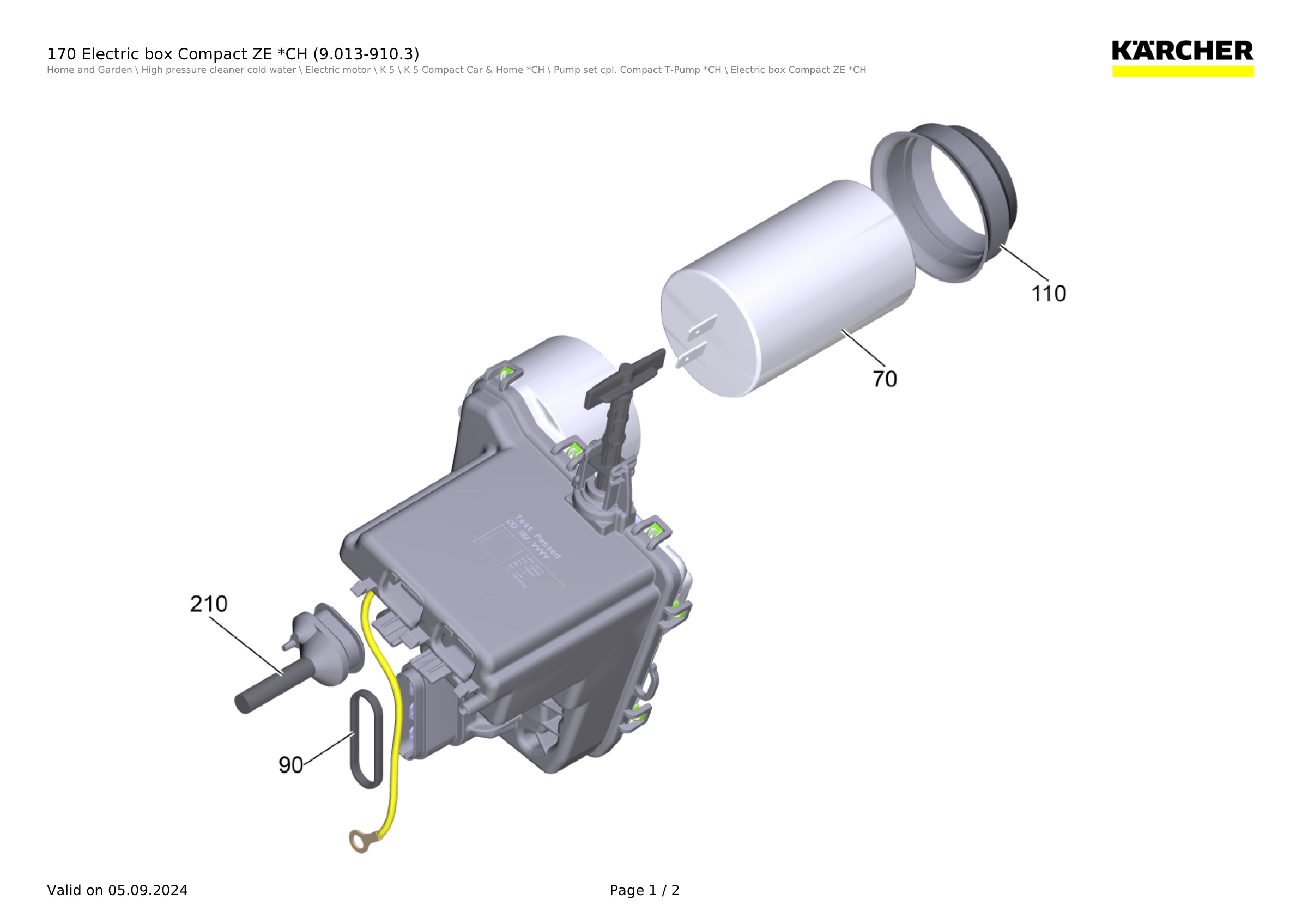 170 Electric box Compact ZE *CH (9.013-910.3)