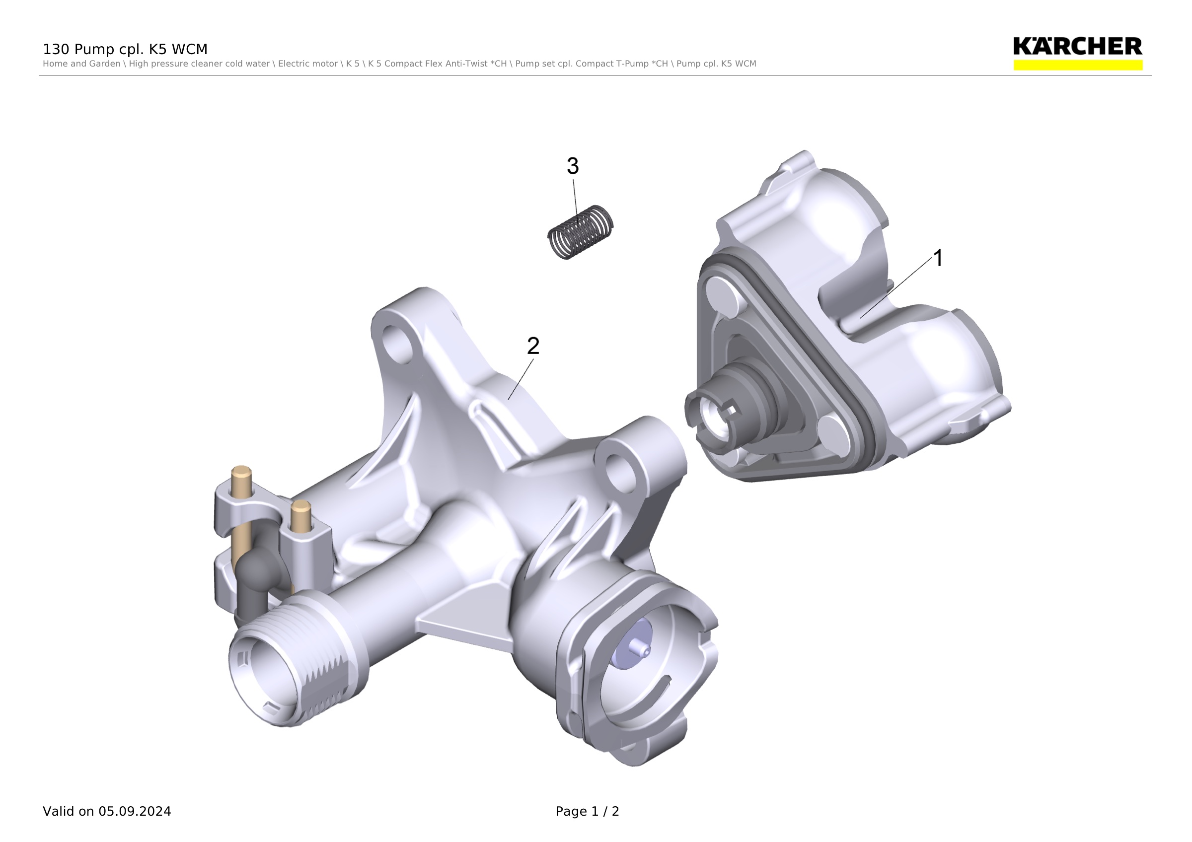 130 Pump cpl. K5 WCM